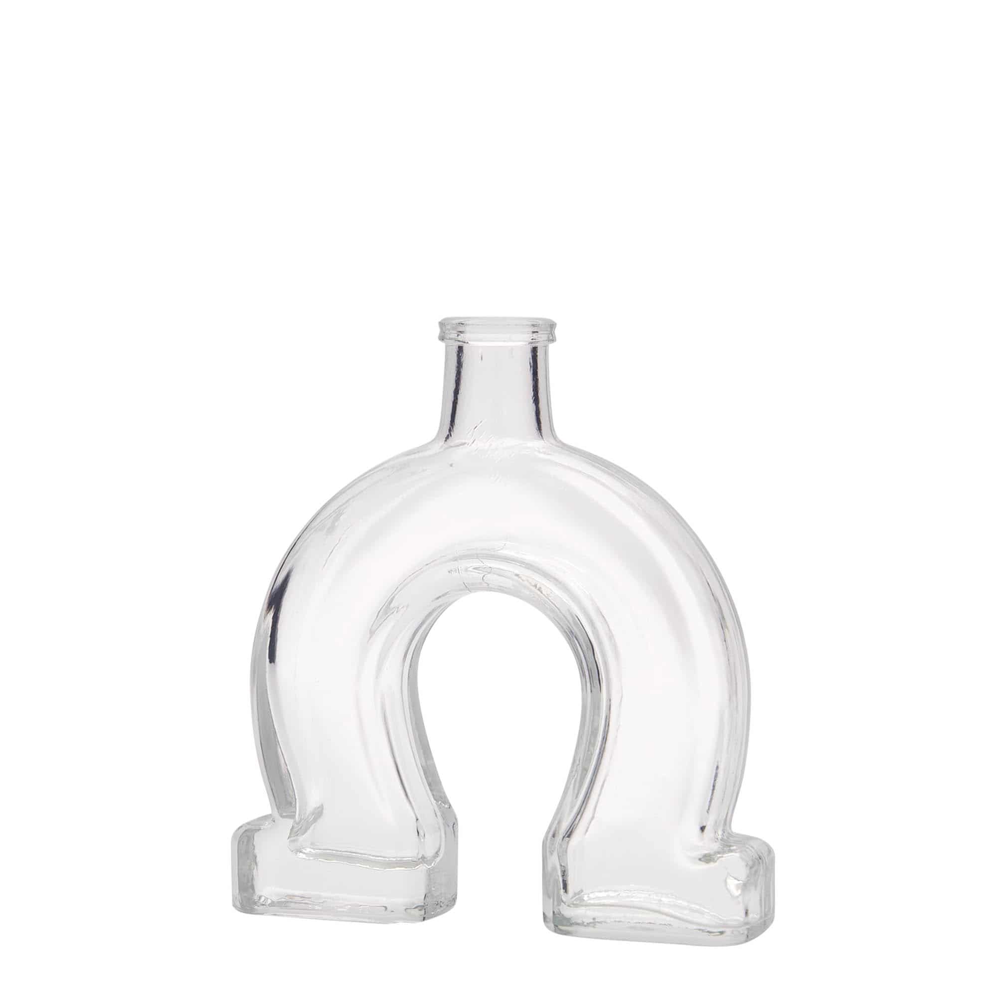 100 ml klaaspudel 'Hobuseraud', sulgur: kork