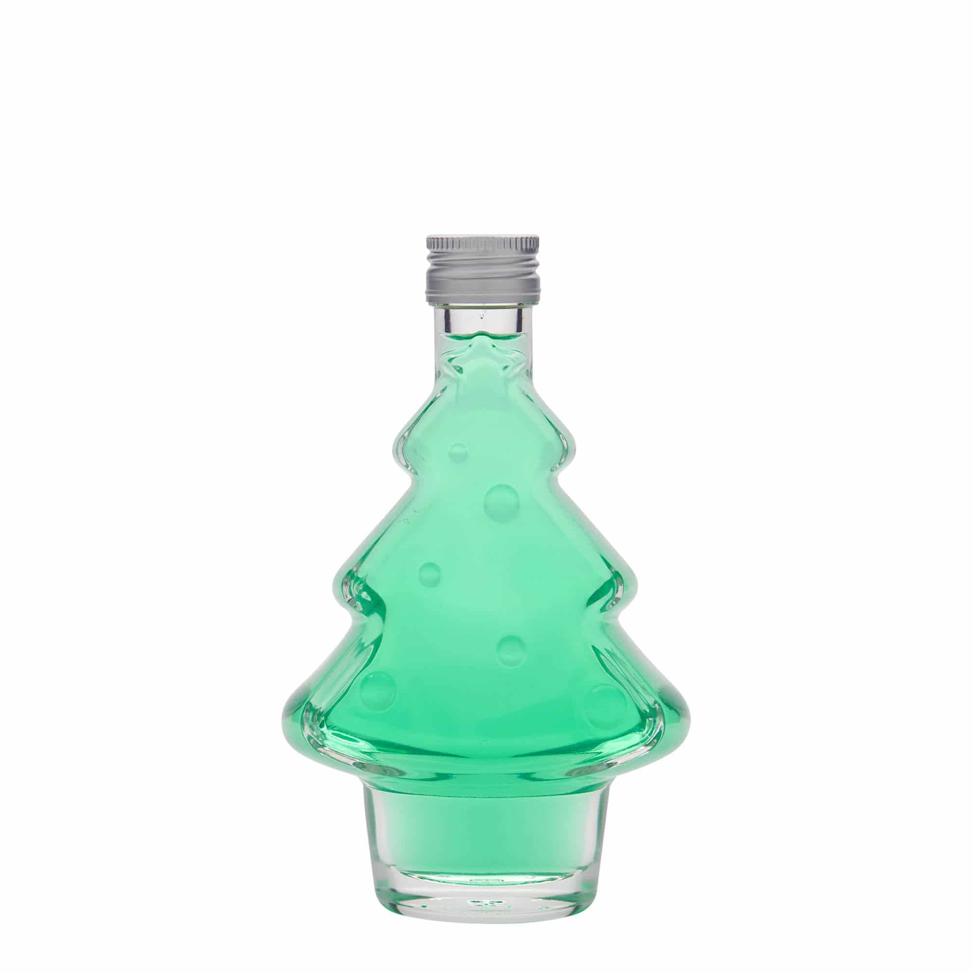 200 ml klaaspudel 'Kuusepuu', sulgur: PP 28