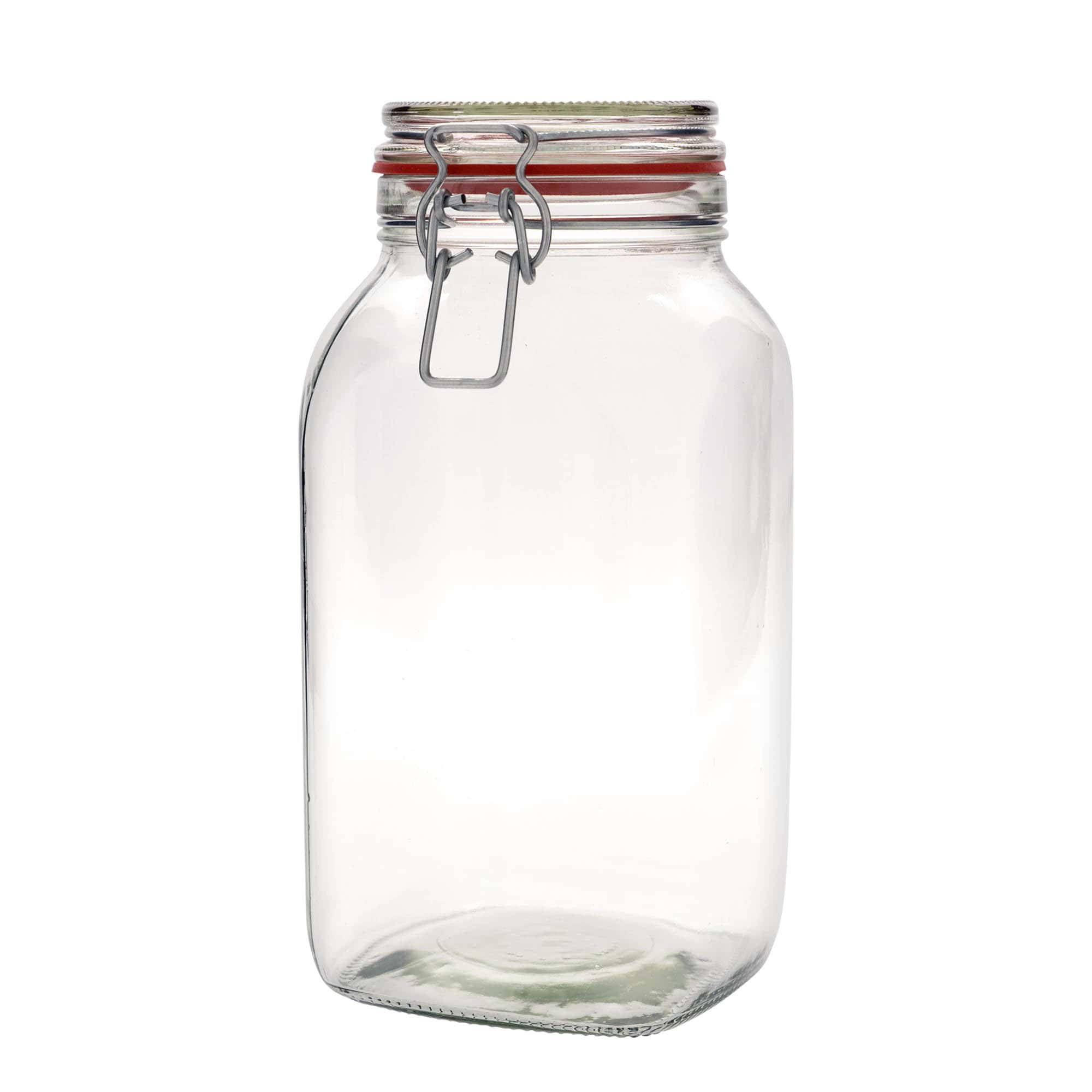 2590 ml traatkaanega purk, ruudukujuline, sulgur: traatkaas 2590 ml traatkaanega purk, ruudukujuline, sulgur: traatkaas