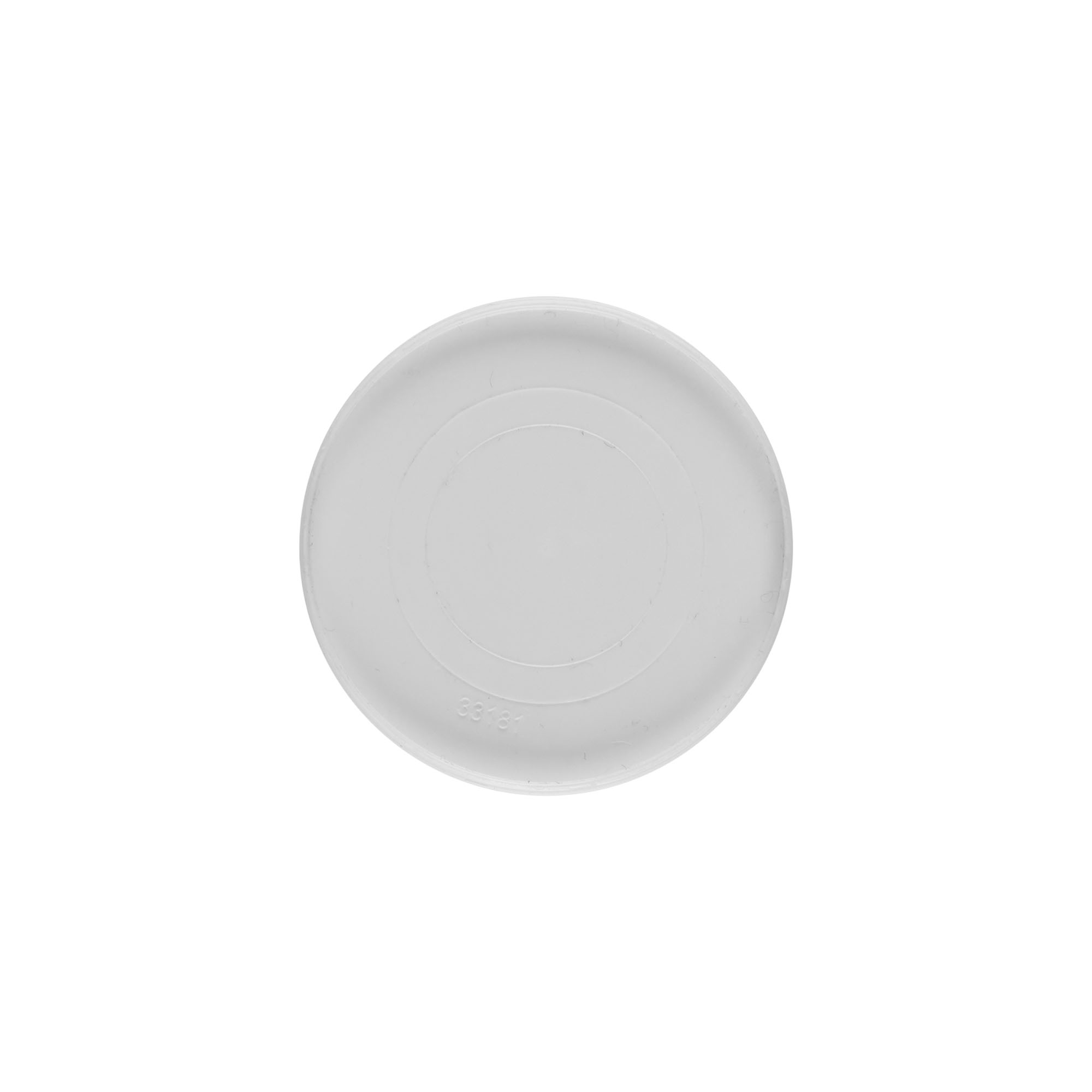 Katteplaat 30 ml 'Bianca' jaoks, PP-plastik, valge