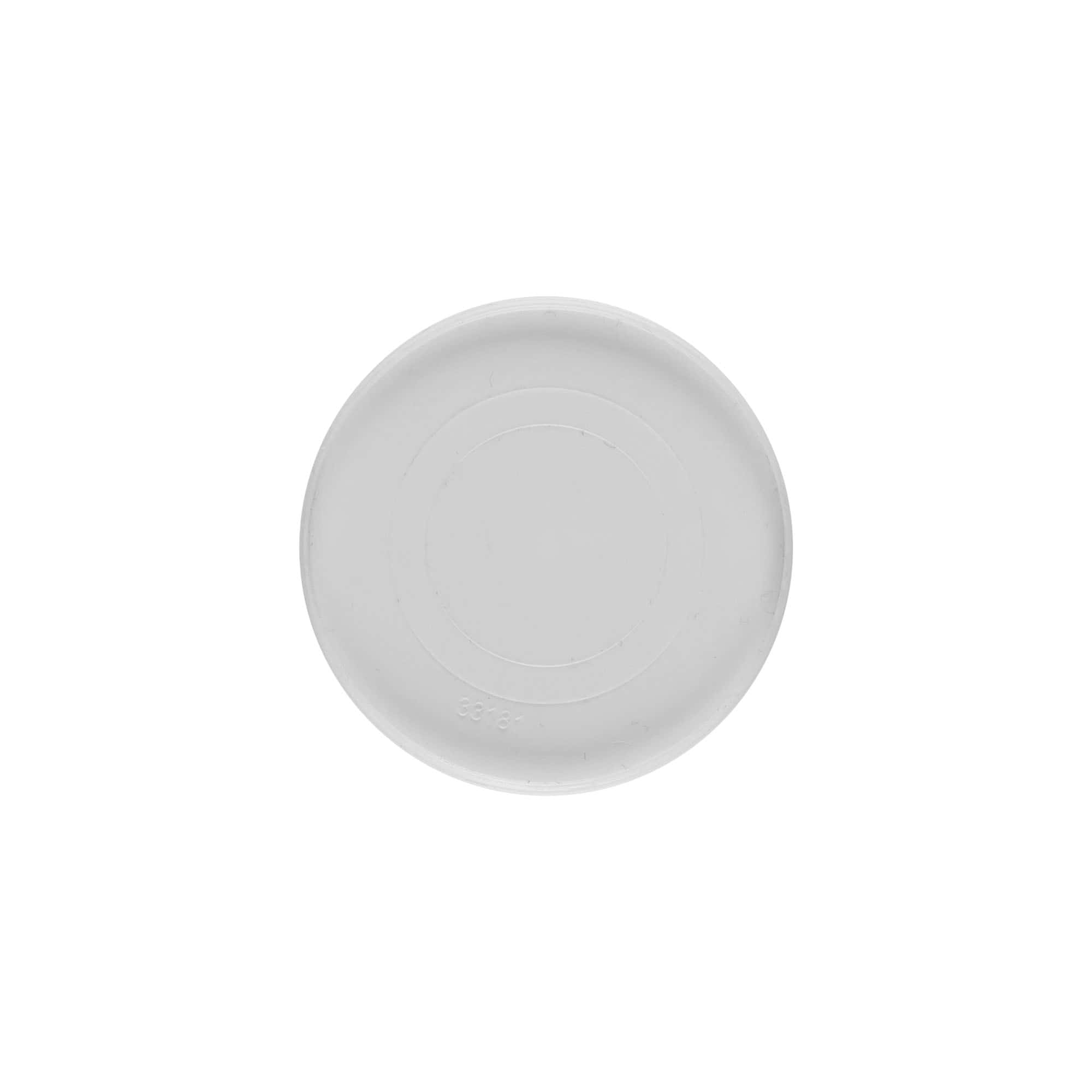 Katteplaat 30 ml 'Bianca' jaoks, PP-plastik, valge