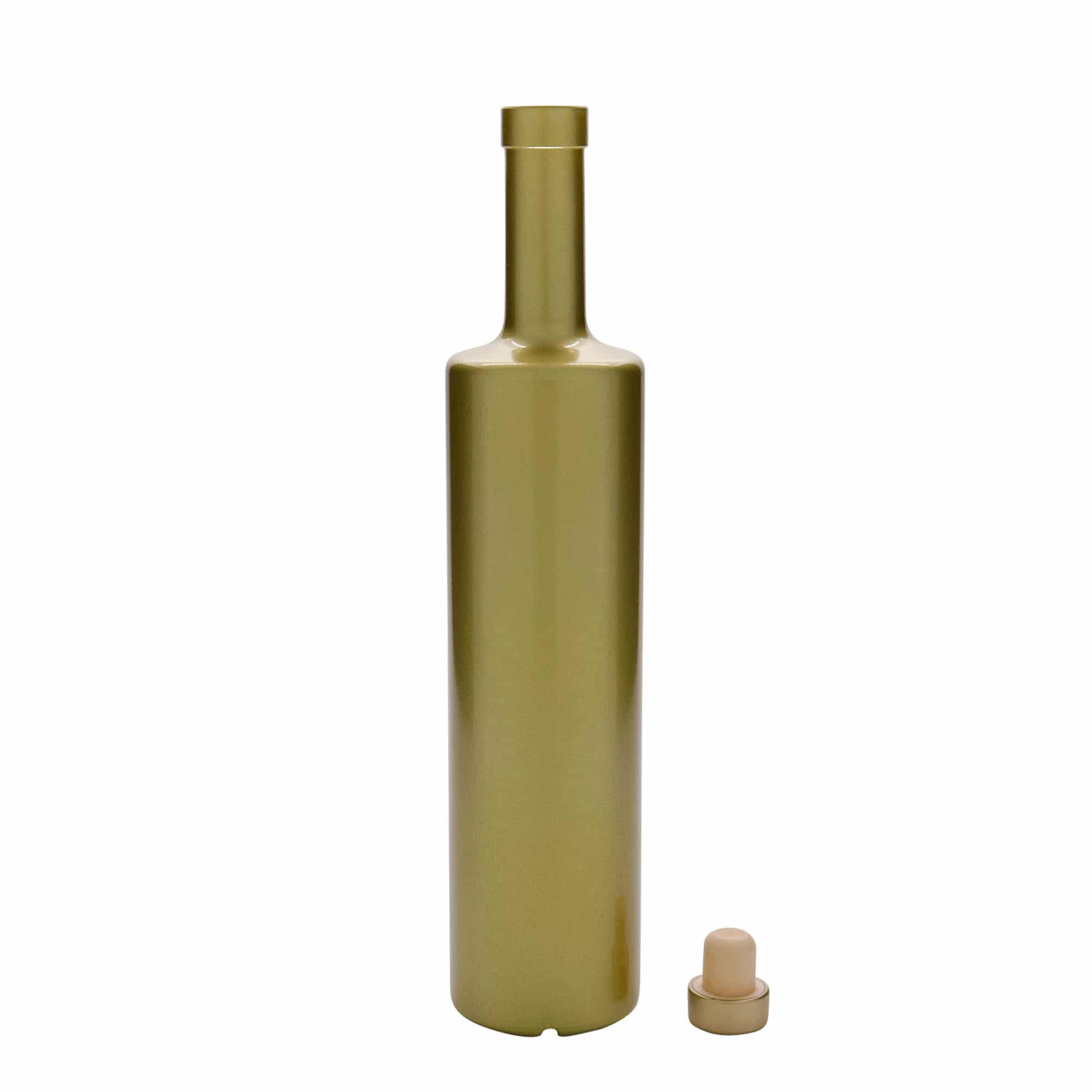 700 ml klaaspudel 'Centurio', kuldne, sulgur: kork