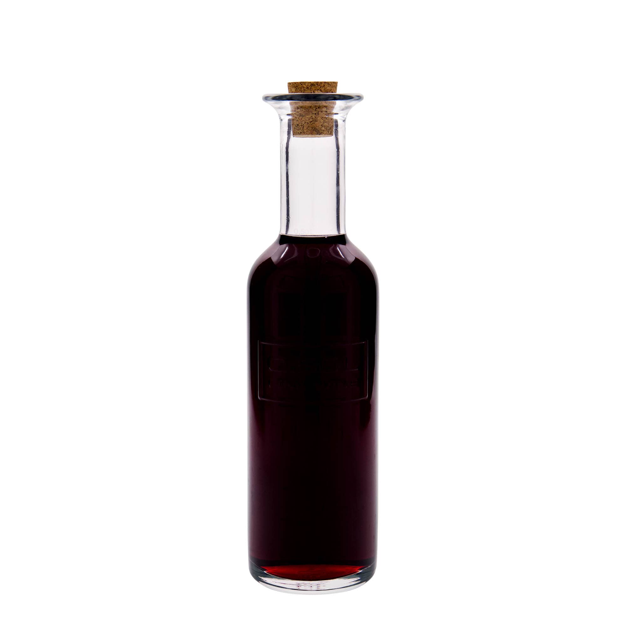 500 ml klaaspudel 'Optima Fine Wine', sulgur: kork