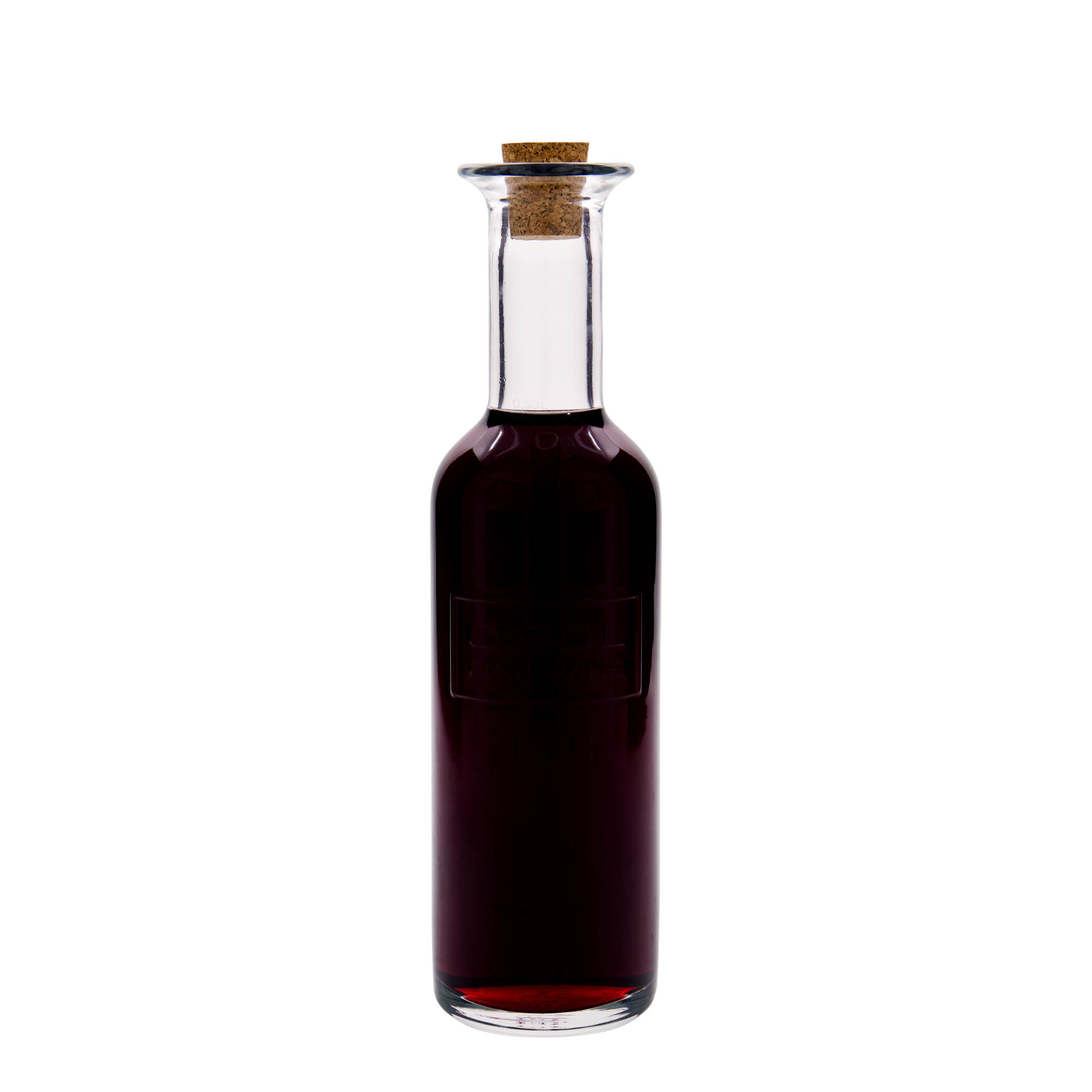 500 ml klaaspudel 'Optima Fine Wine', suu: kork 500 ml klaaspudel 'Optima Fine Wine', suu: kork