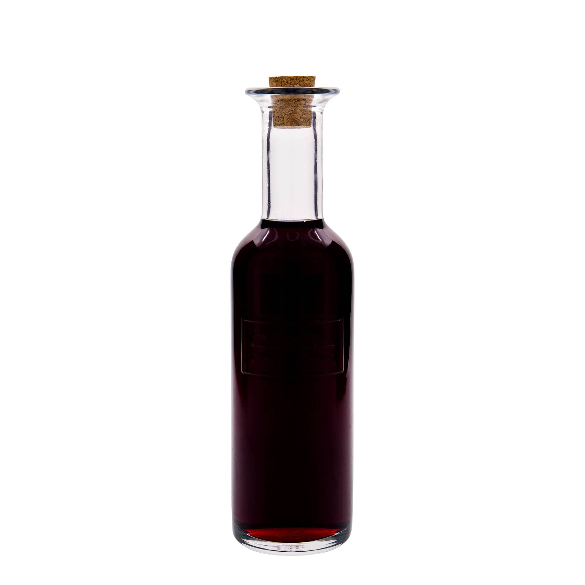 500 ml klaaspudel 'Optima Fine Wine', suu: kork