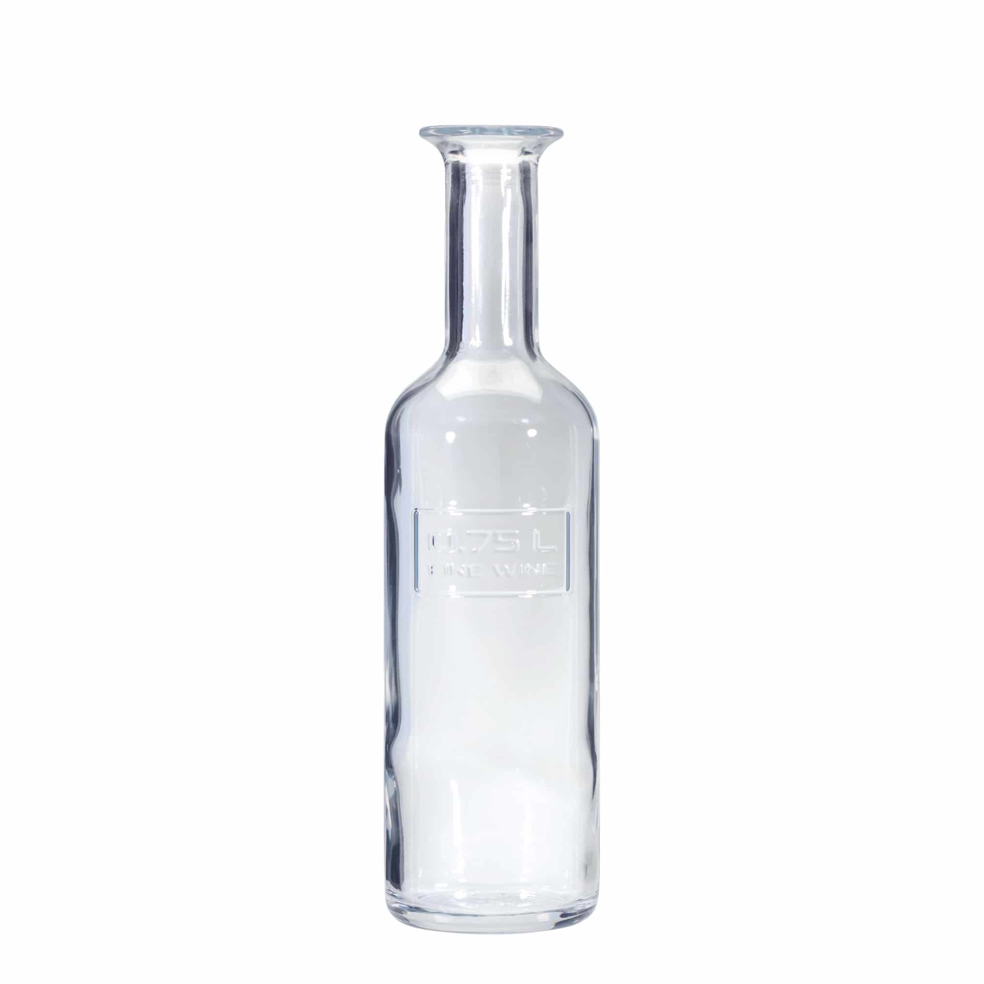 750 ml klaaspudel 'Optima Fine Wine', suuava: kork