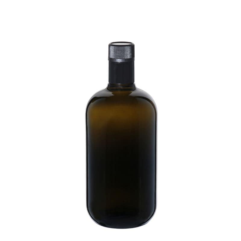 750 ml äädika/õlipudel 'Biolio', klaas, antiikroheline, sulgur: DOP