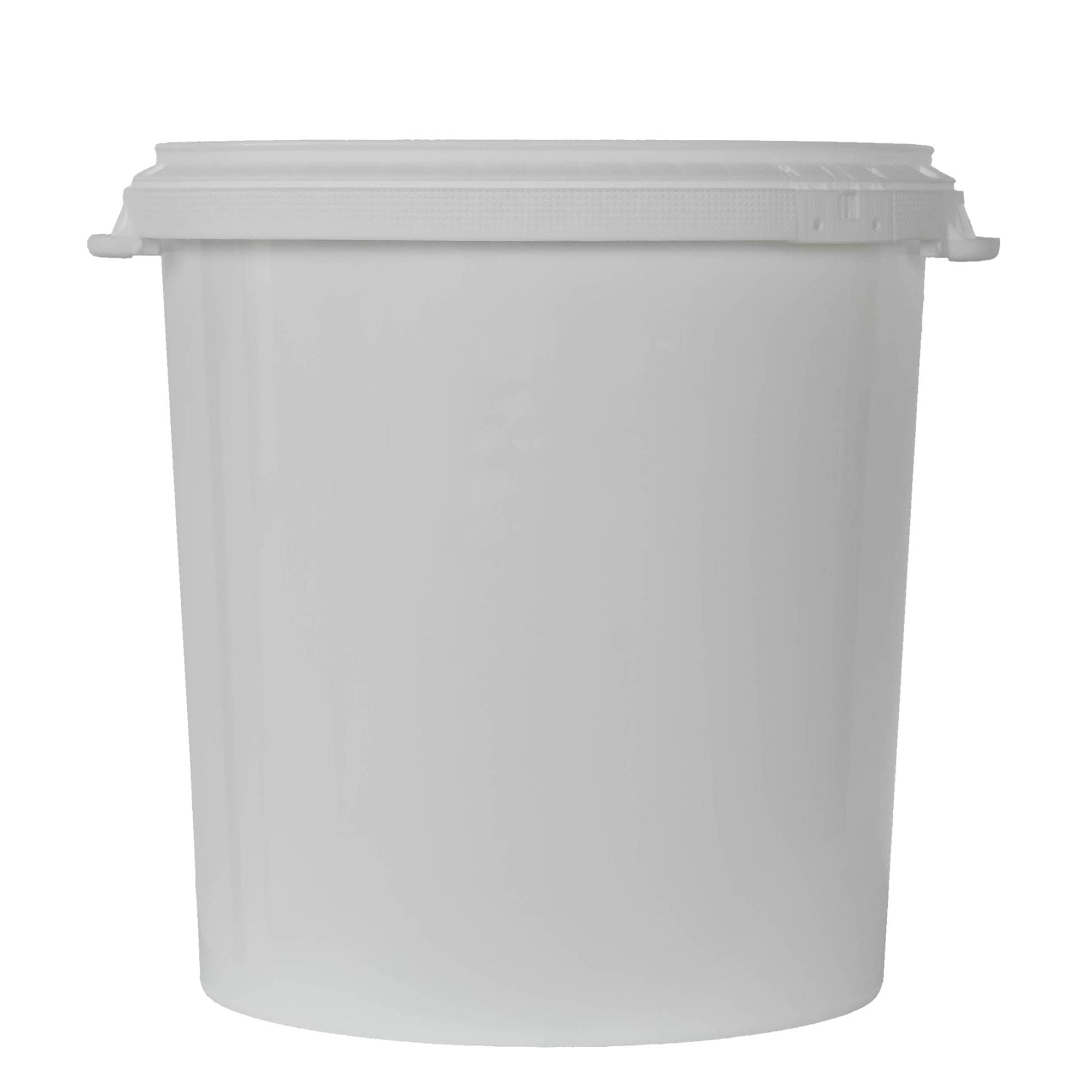 30 l ämber, PP-plast, valge