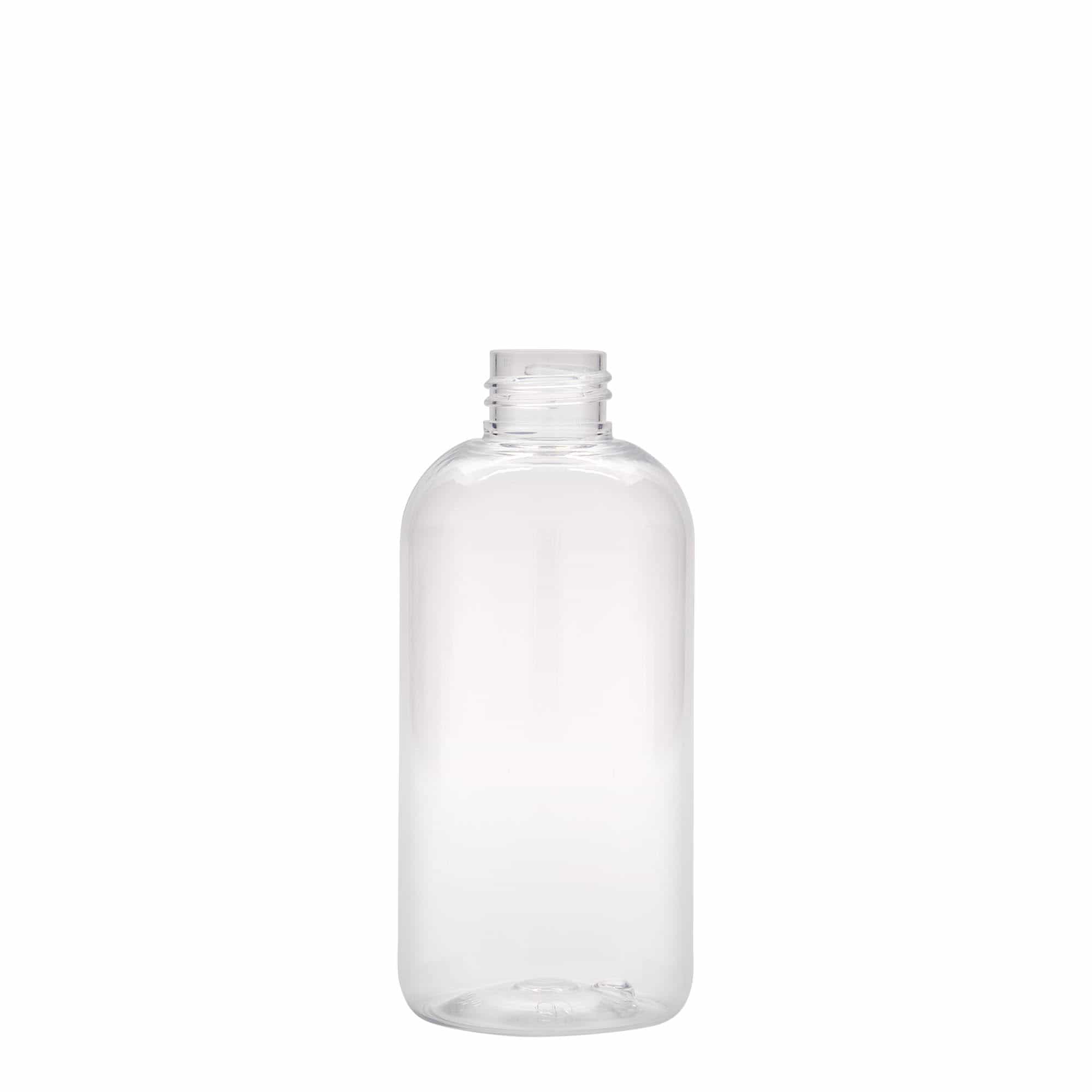 200 ml PET-pudel 'Boston', plast, sulgur: GPI 24/410 200 ml PET-pudel 'Boston', plast, sulgur: GPI 24/410