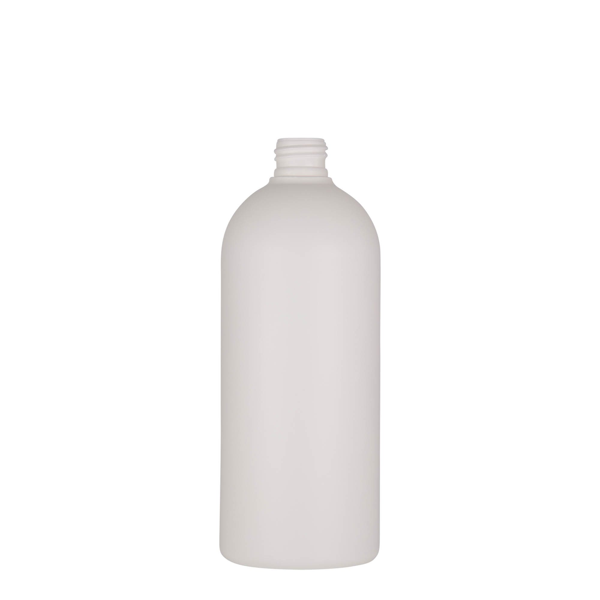 500 ml plastpudel 'Tuffy', HDPE, valge, ava: 24/410