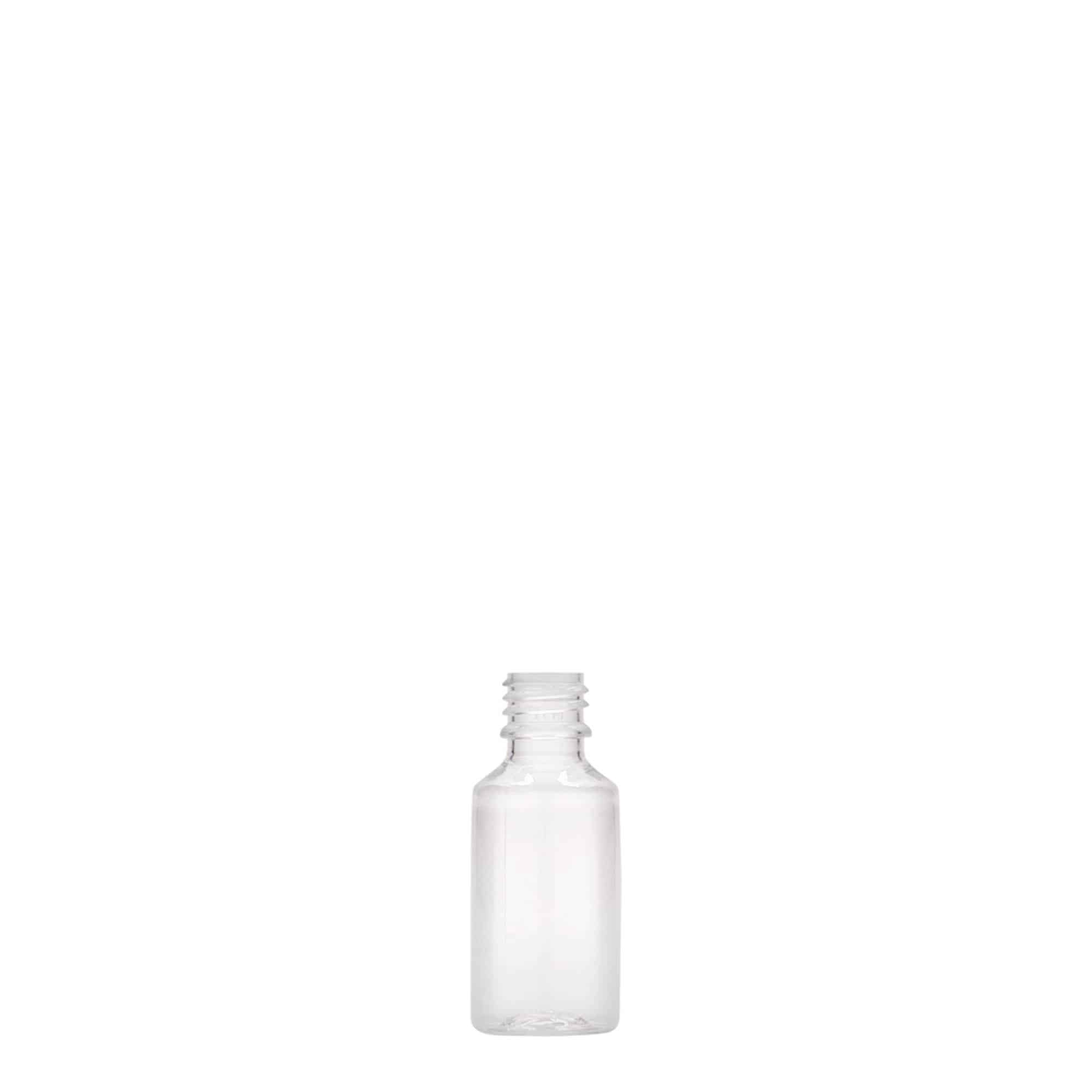 10 ml PET-pudel 'E-Liquid' kvaliteedi- ja lapsekaitsega, plastik, avaus: kruvikork