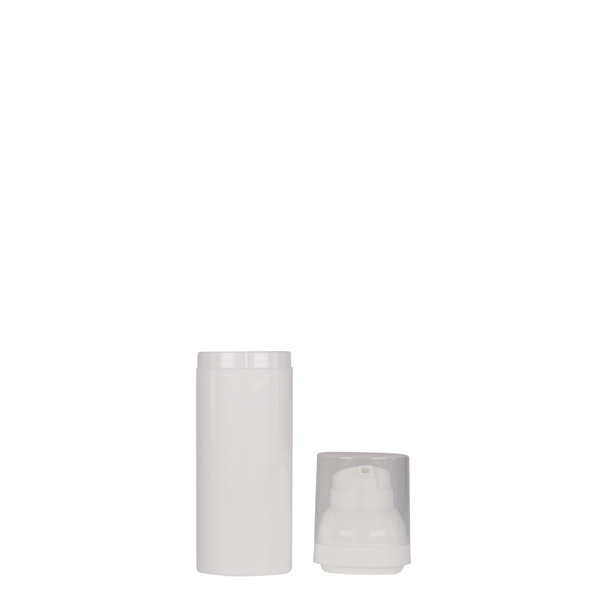 50 ml õhutusvaba dosaator 'Mezzo', PP-plast, valge 50 ml õhutusvaba dosaator 'Mezzo', PP-plast, valge