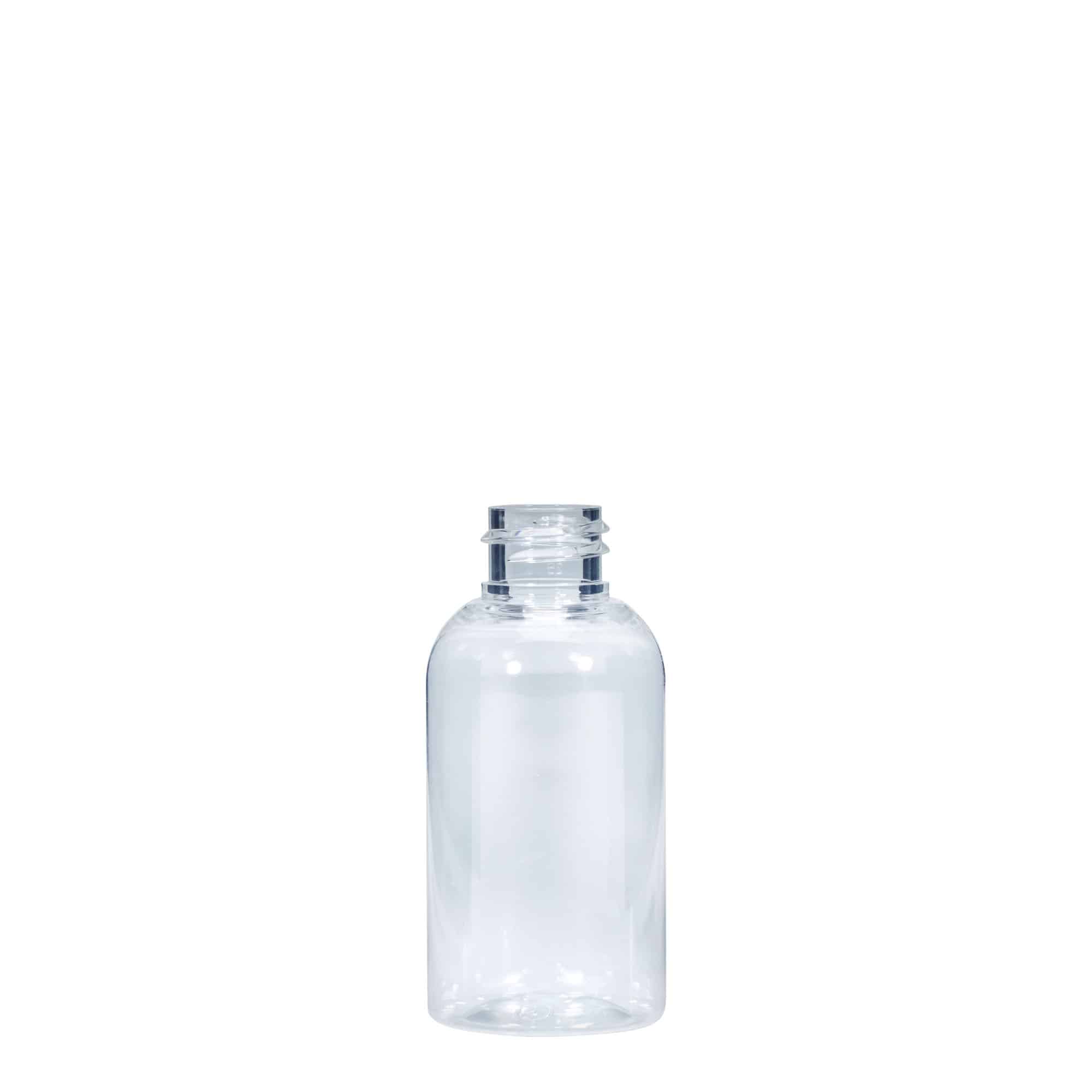 50 ml PET-pudel 'Boston', plast, sulgur: GPI 20/410