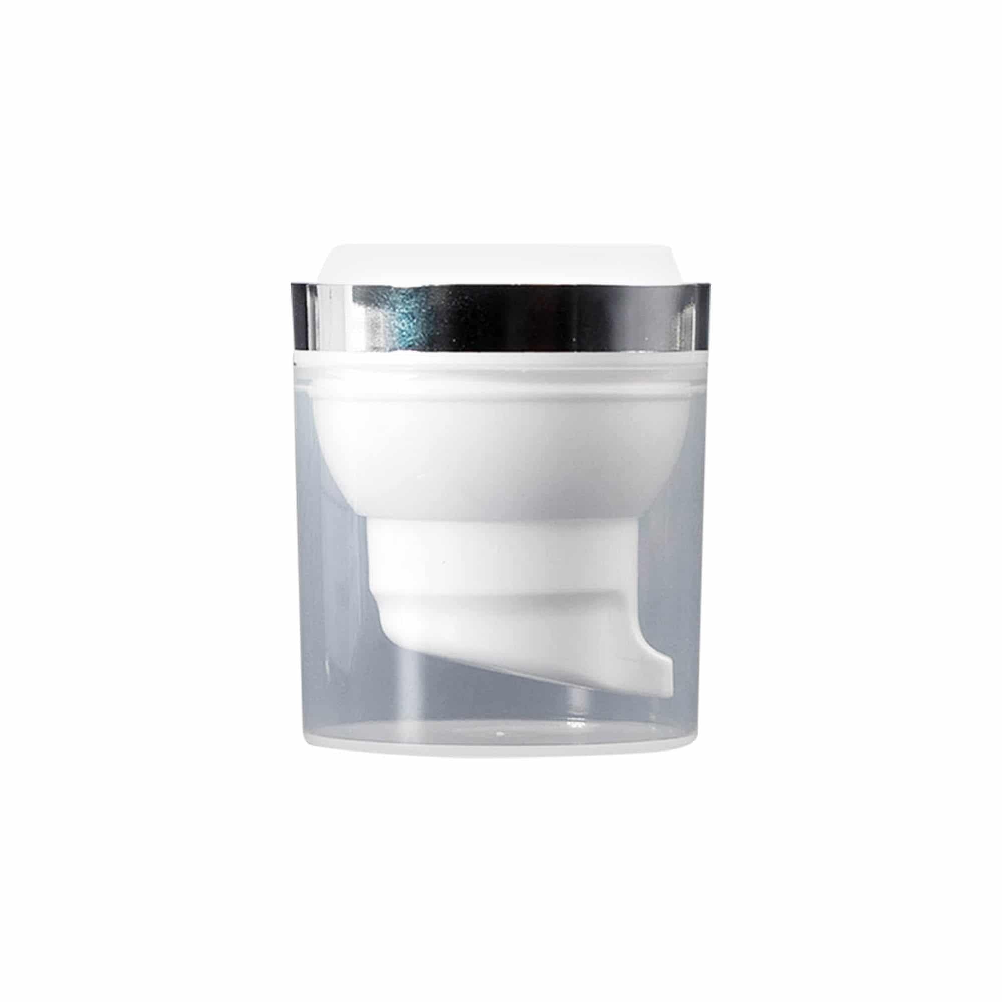 Airless dosaatori pumbakork 'Mezzo', PP-plast, valge