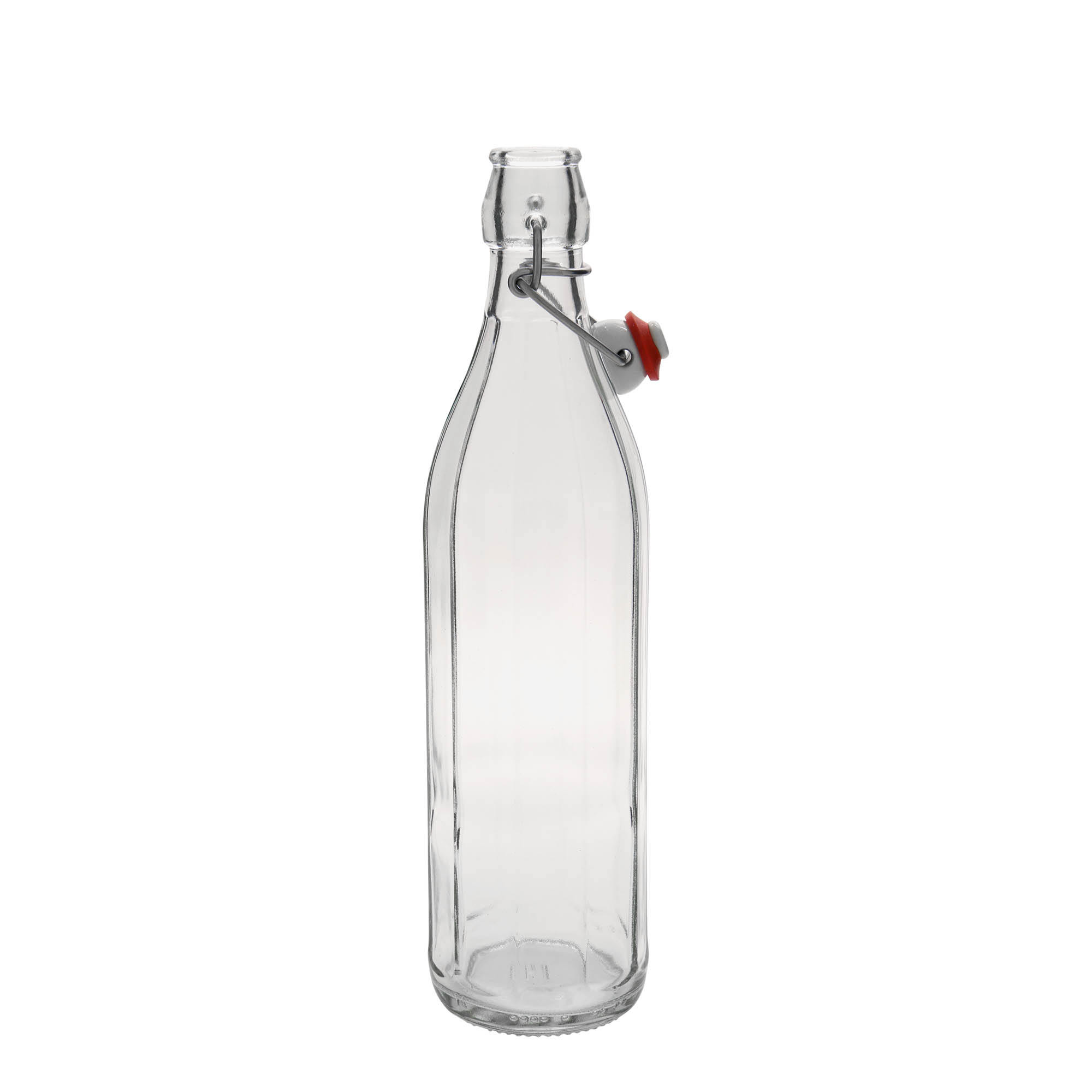 750 ml klaaspudel 'Bravo', kümnekandiline, ava: sanglukuga sulgur 750 ml klaaspudel 'Bravo', kümnekandiline, ava: sanglukuga sulgur