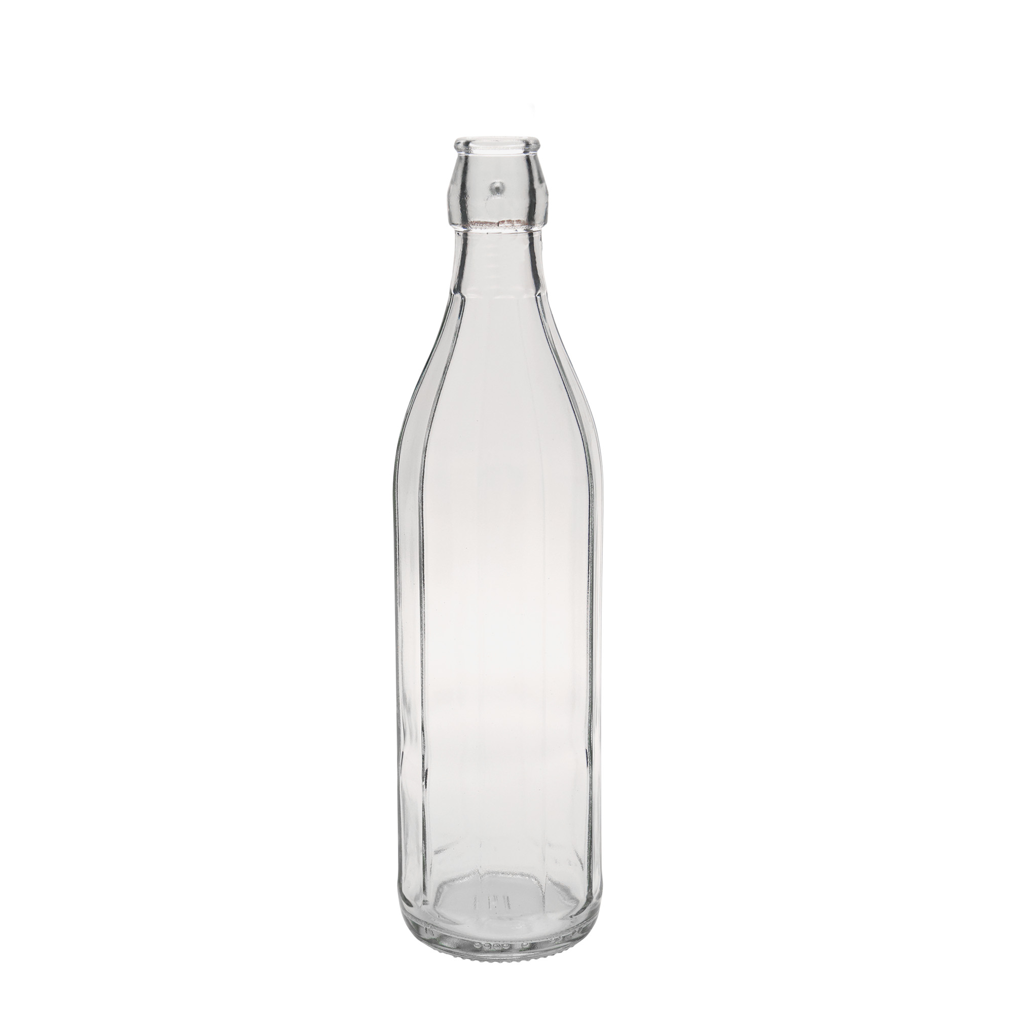 750 ml klaaspudel 'Bravo', kümnekandiline, ava: sanglukuga sulgur 750 ml klaaspudel 'Bravo', kümnekandiline, ava: sanglukuga sulgur