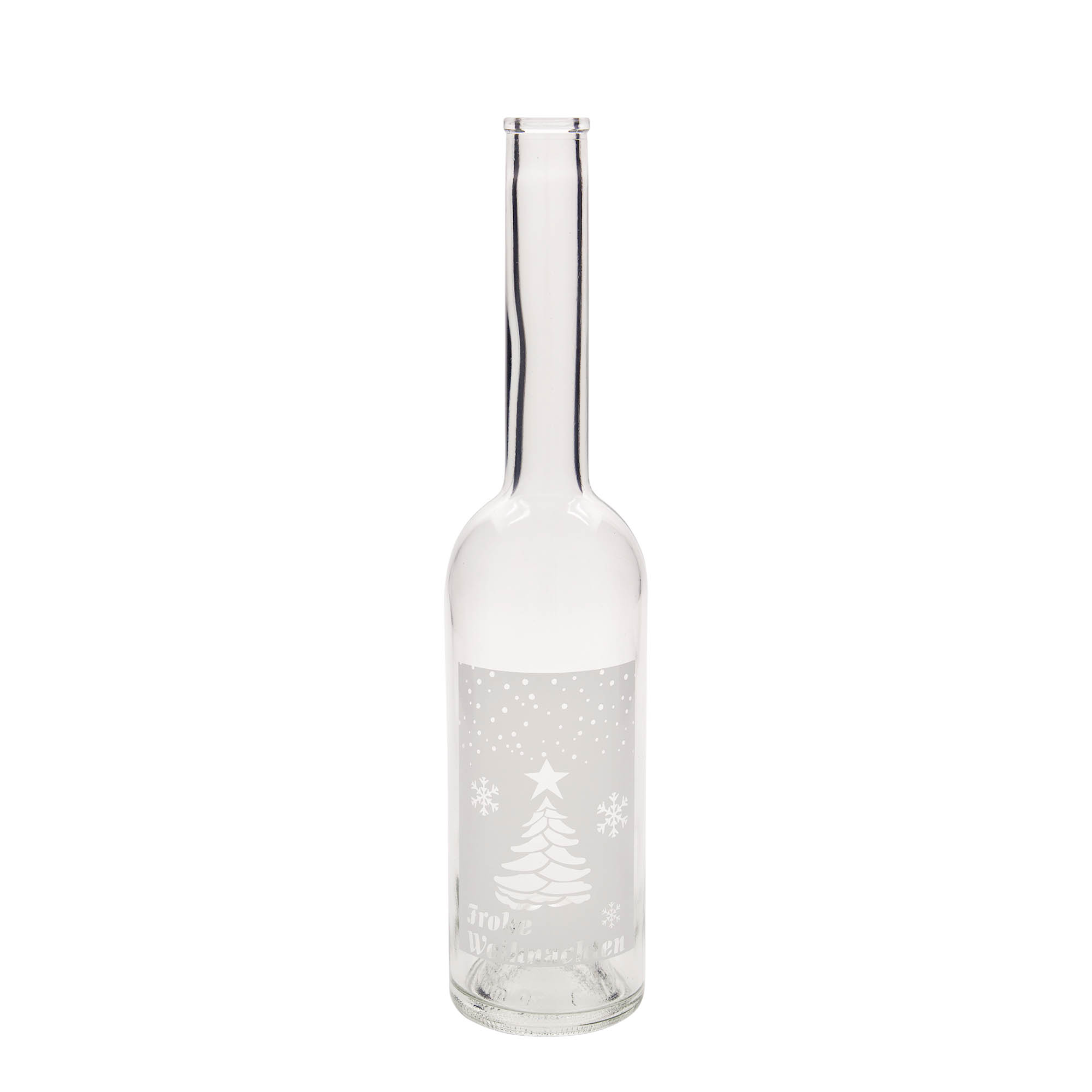 500 ml klaaspudel 'Opera', motiiv: Valged jõulud, suuava: kork 500 ml klaaspudel 'Opera', motiiv: Valged jõulud, suuava: kork
