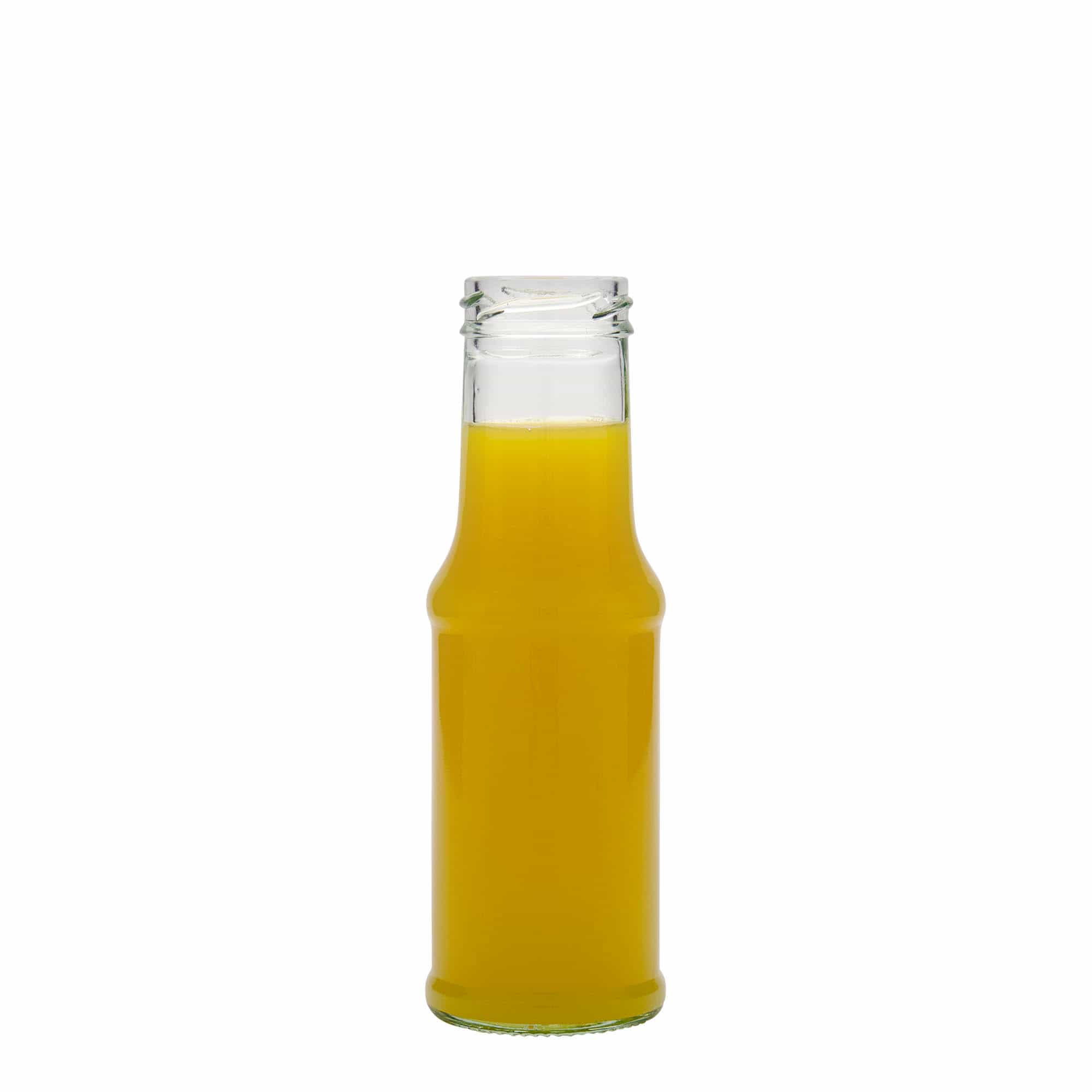 200 ml kastmepudel, klaas, sulgur: twist-off (TO 43)