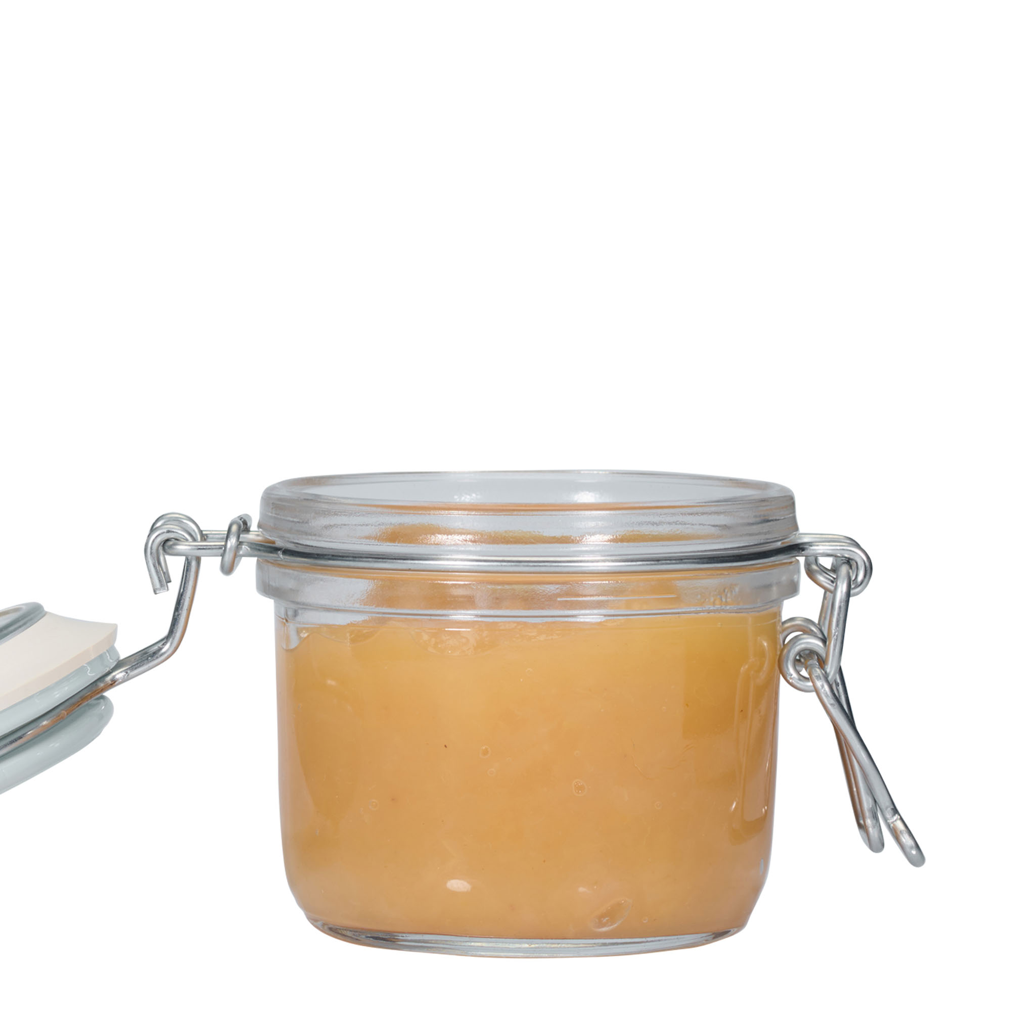 200 ml traathingega klaaspurk 'Fido', sinine, avaus: traathingelukustus