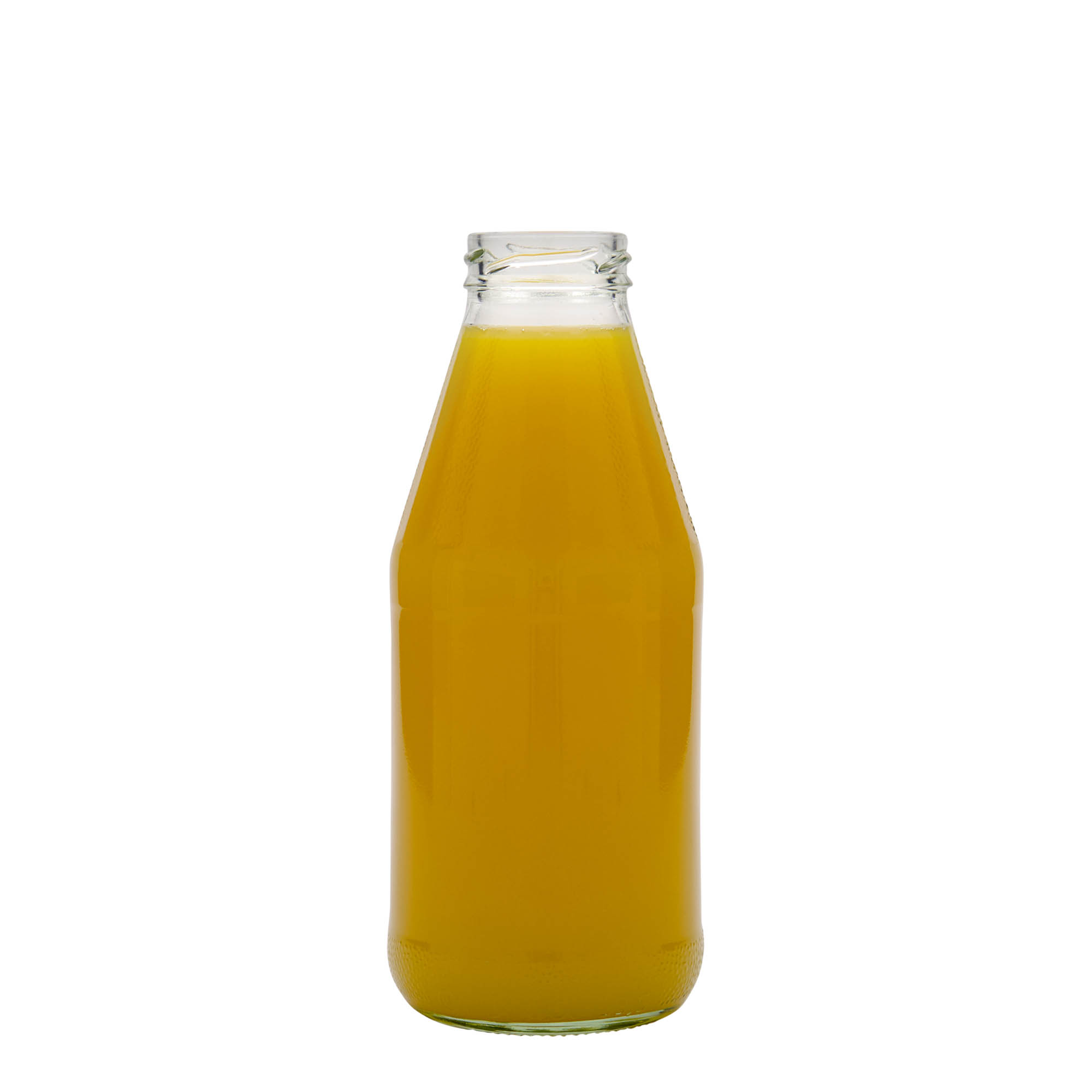500 ml laiakaelne universaalklaaspudel, suu: keeratava kaanega (TO 43)