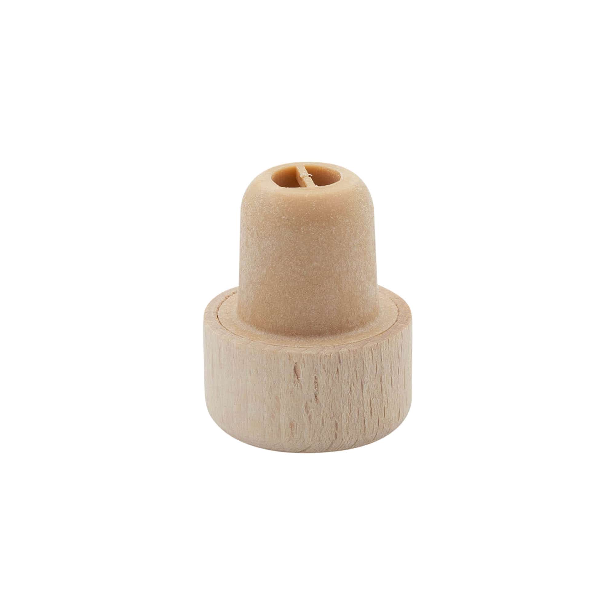 Korgikäepide mõõtesuu 19 mm, puit/plast, beež, sobib avale: kork