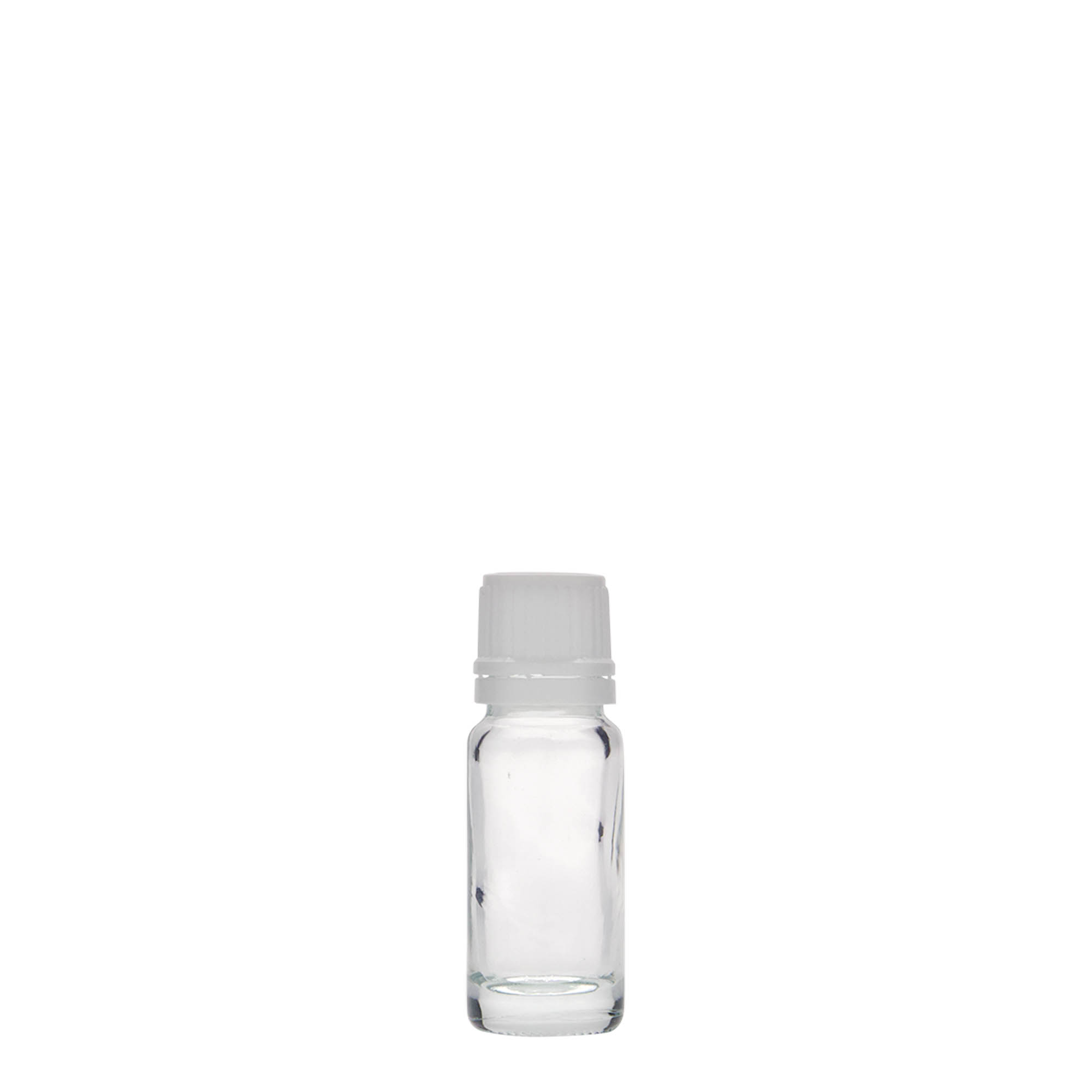 10 ml meditsiinipudel, klaas, ava: DIN 18