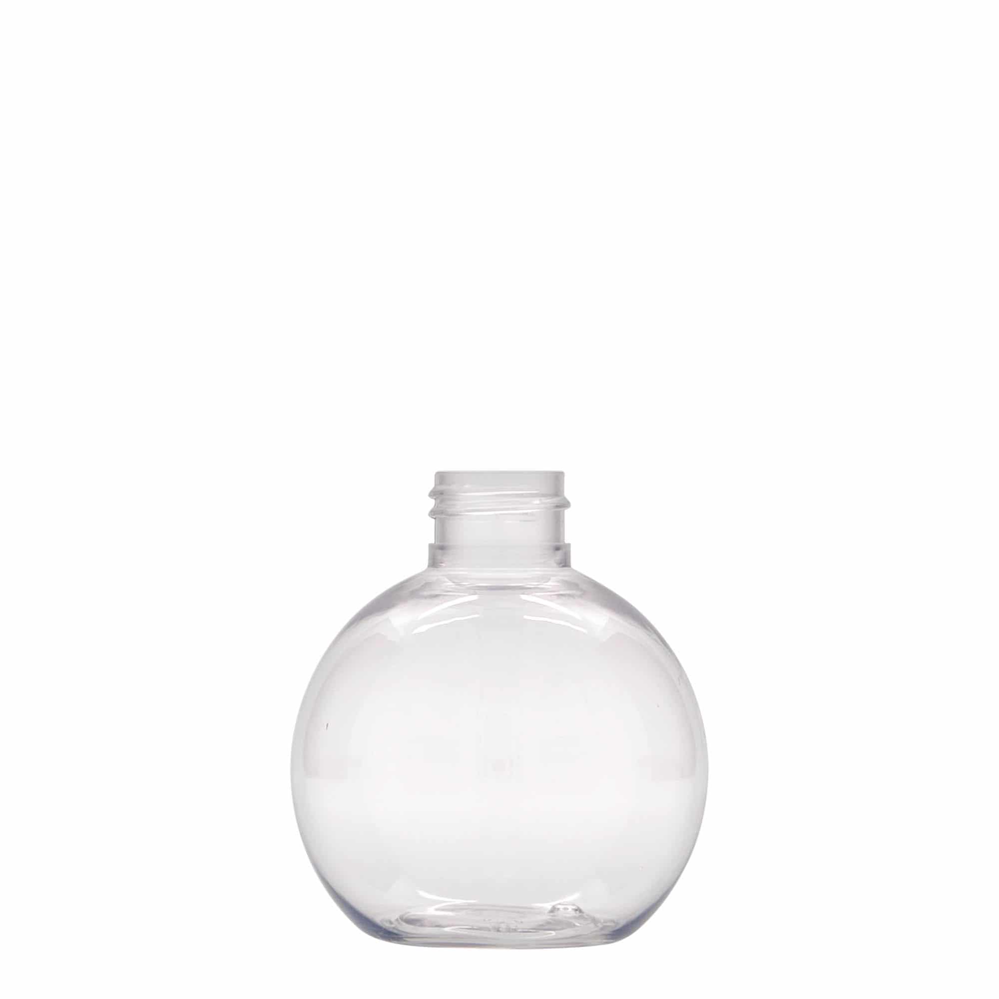 150 ml PET-pudel 'Perry', ümmargune, plast, sulgur: GPI 24/410