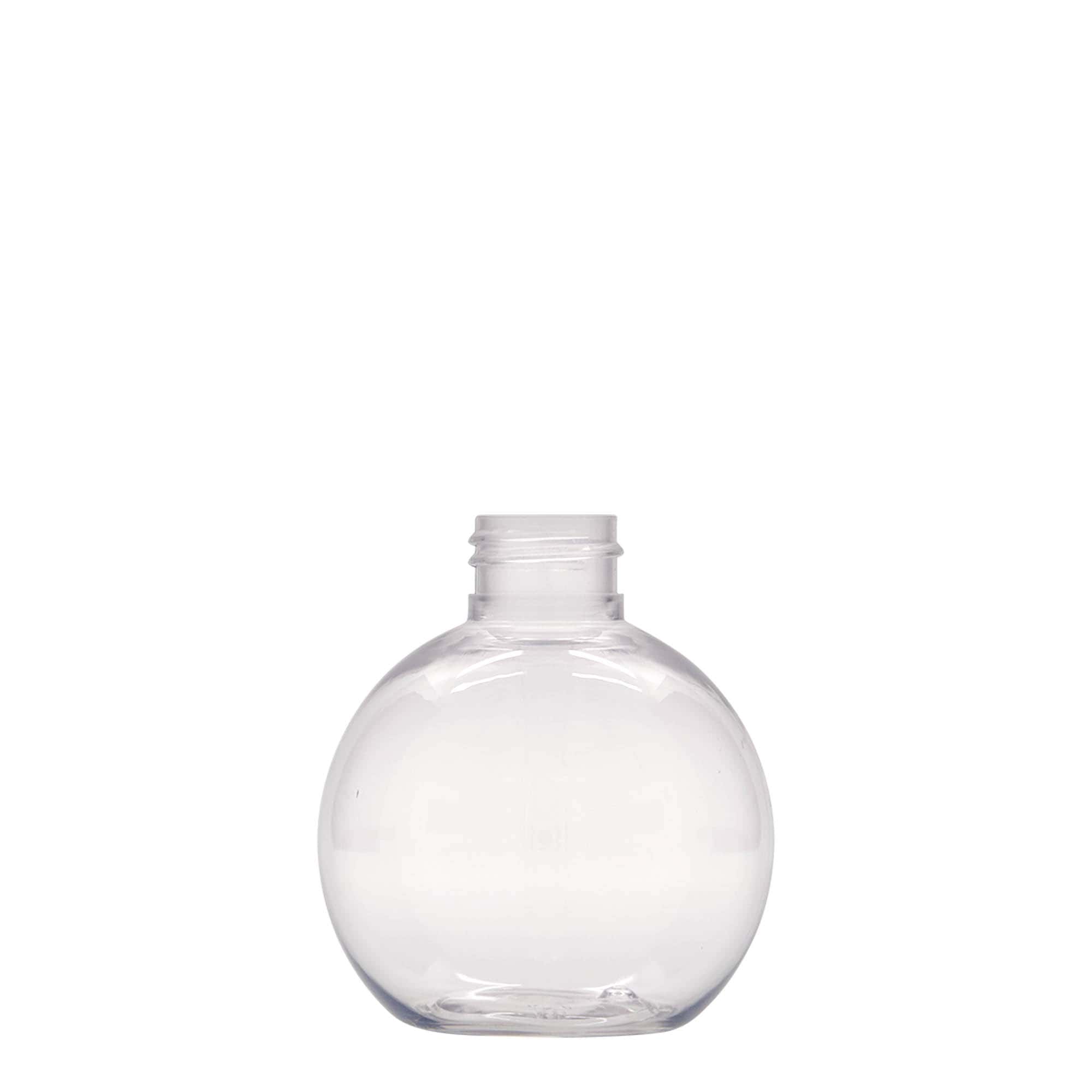 150 ml PET-pudel „Perry“, ümmargune, plastik, avale: 24/410