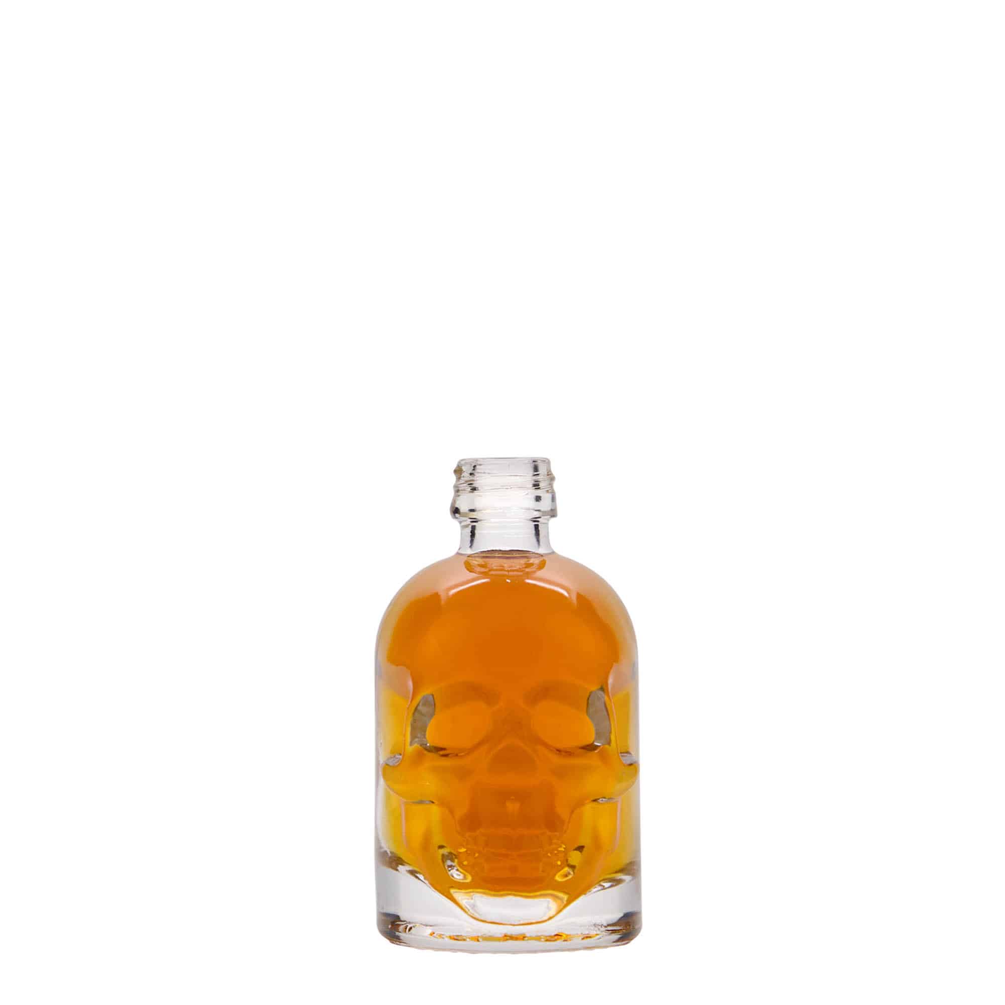 50 ml klaaspudel 'Surnupealuu', sulgur: PP 18