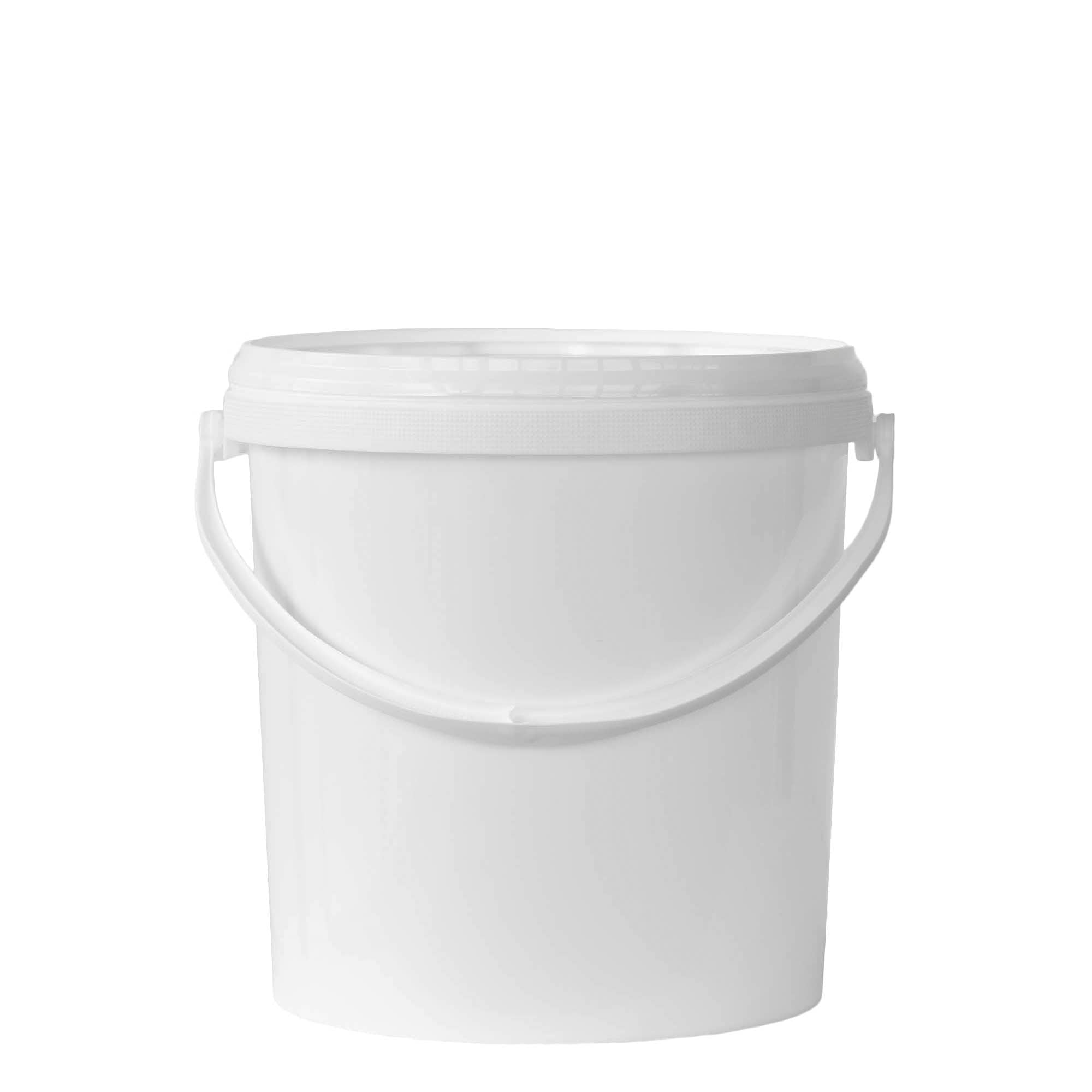 10 l ämber, PP-plast, valge