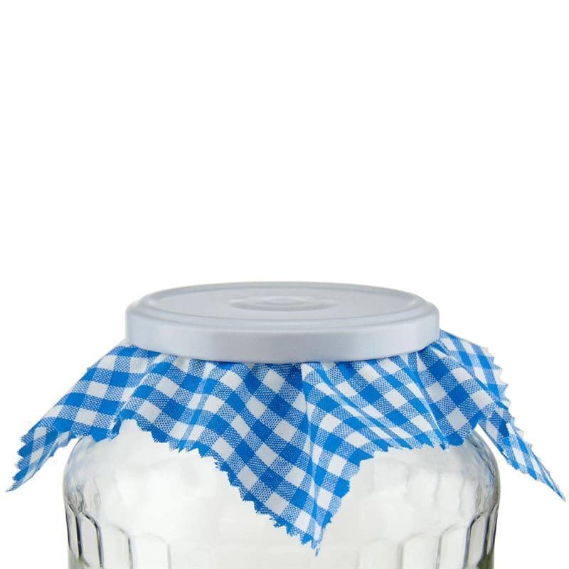 Ruuduline riidest purgikate 15×15, ruudukujuline, tekstiil, tume rohekassinine, sulguri tüüp: TO58–TO82