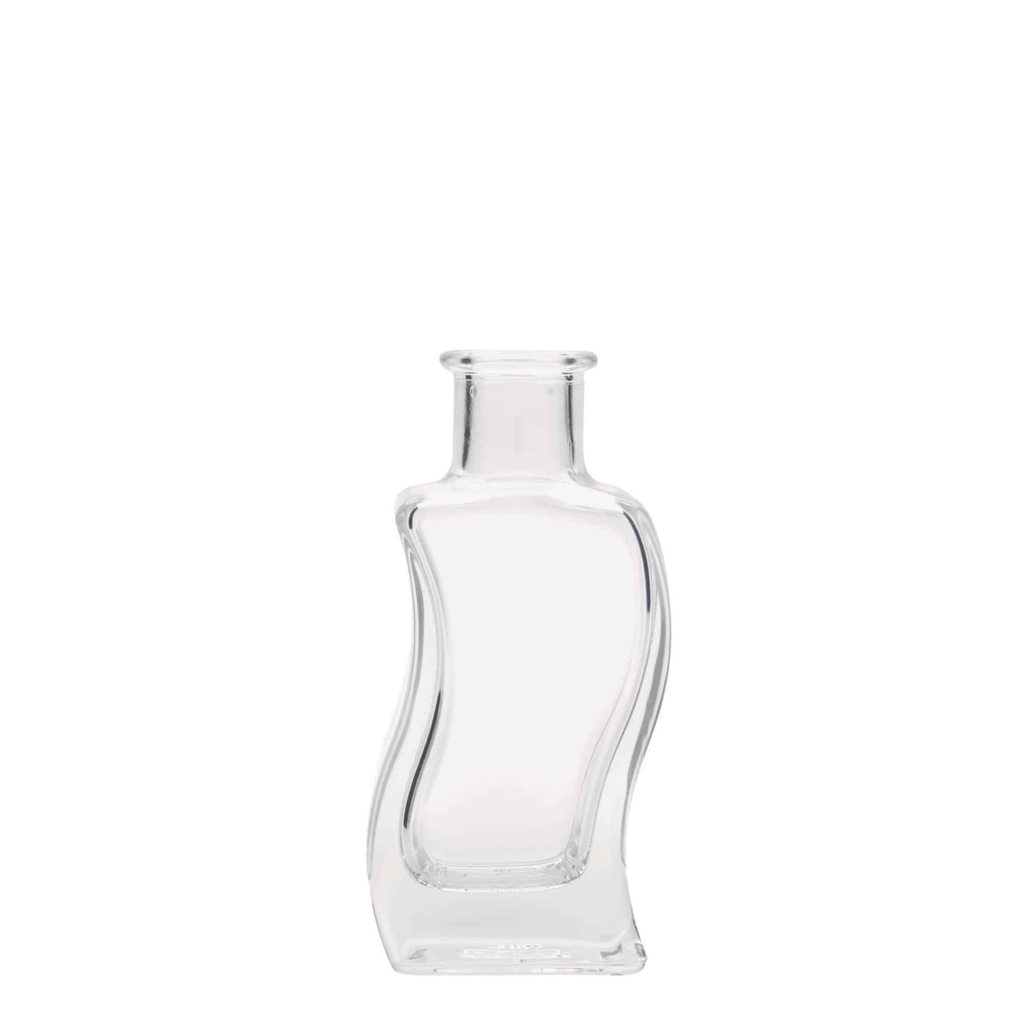 100 ml klaaspudel 'Laine', ruudukujuline, sulgur: kork