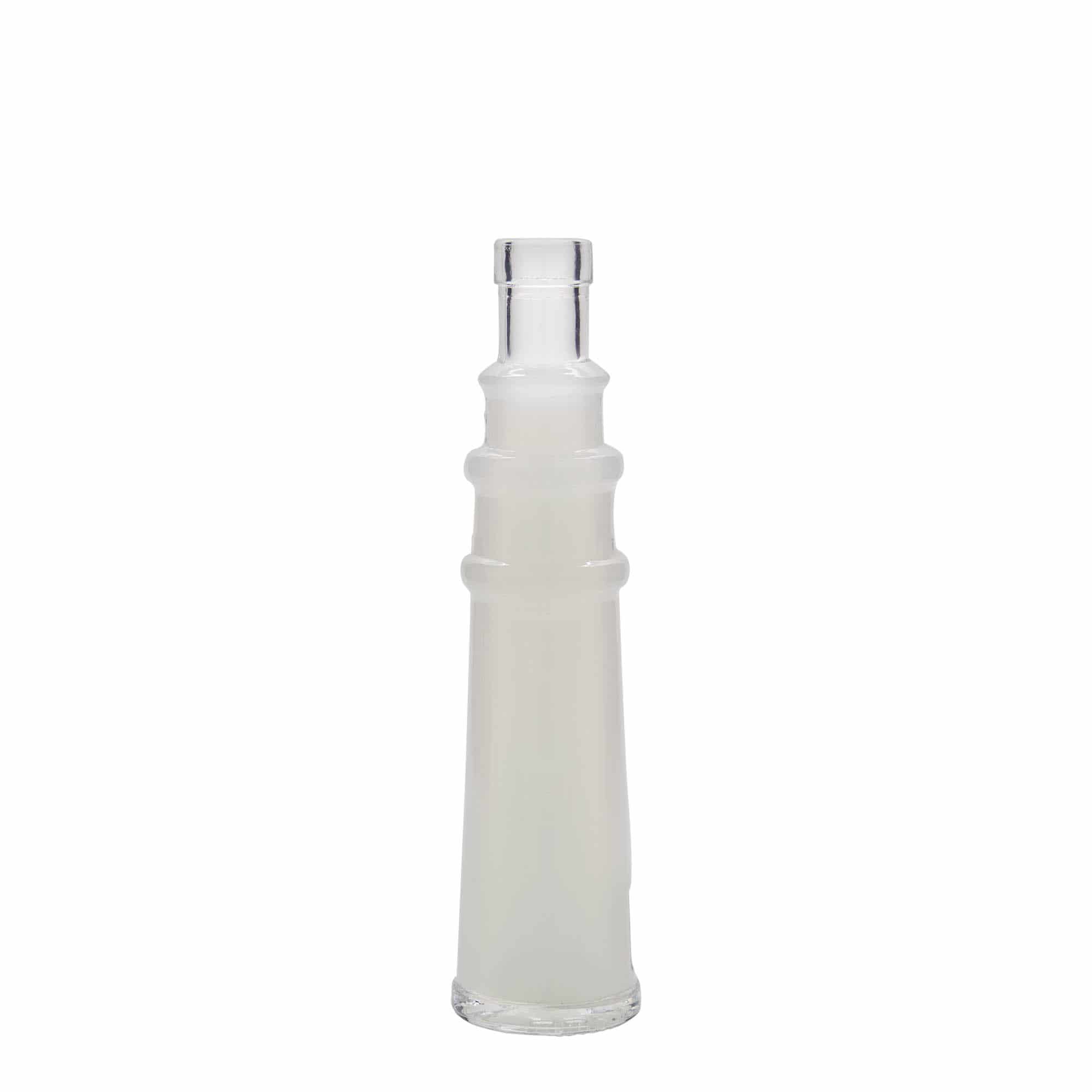 100 ml klaaspudel 'Tuletorn', sulgur: kork
