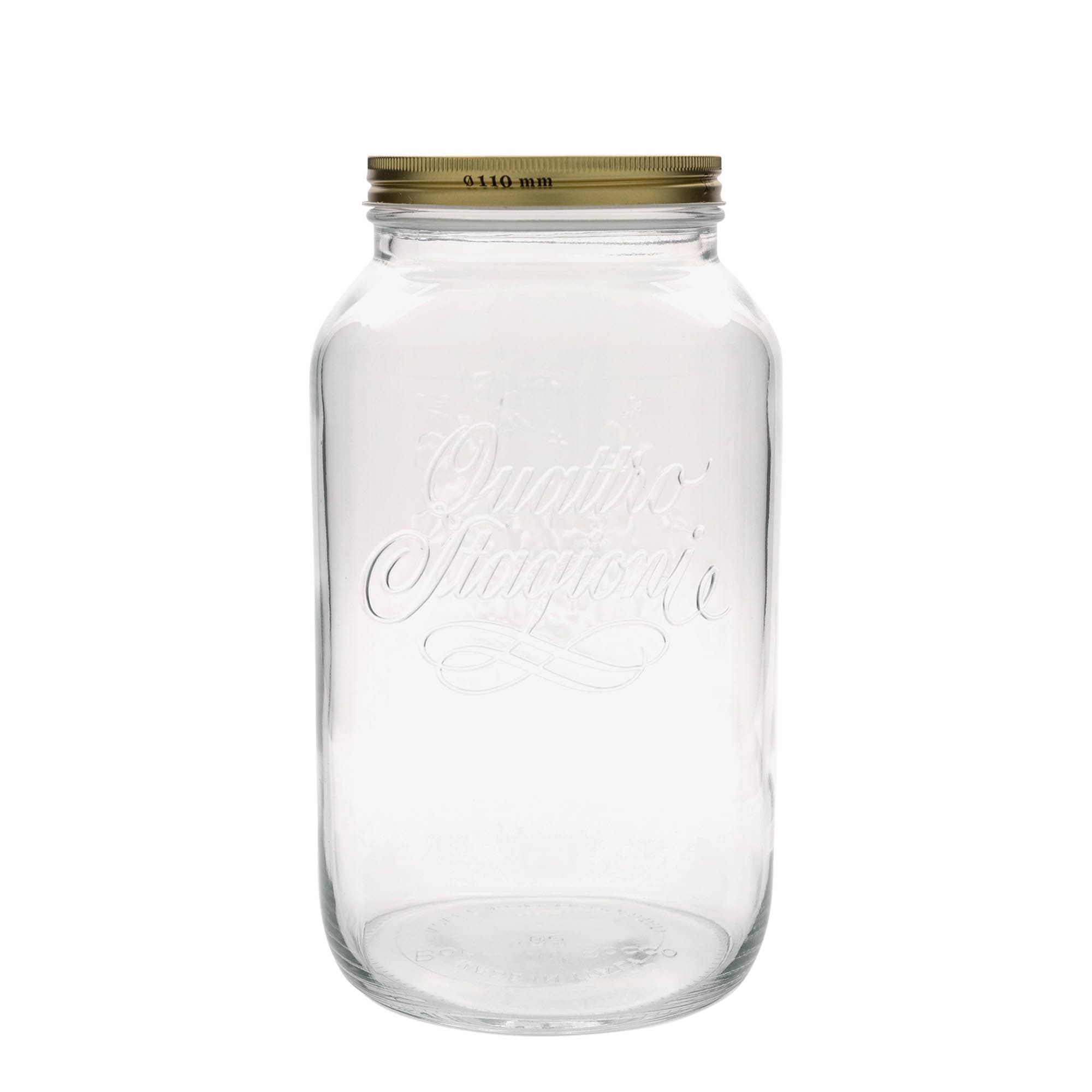 3.800 ml klaas „Quattro Stagioni“, avale: keeratava kaanega