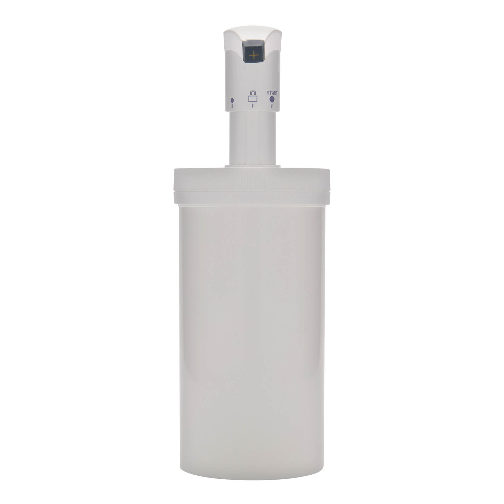 655 ml dosaatorpudel 'Securibox', PP-plastik, valge, suu: kruvikork