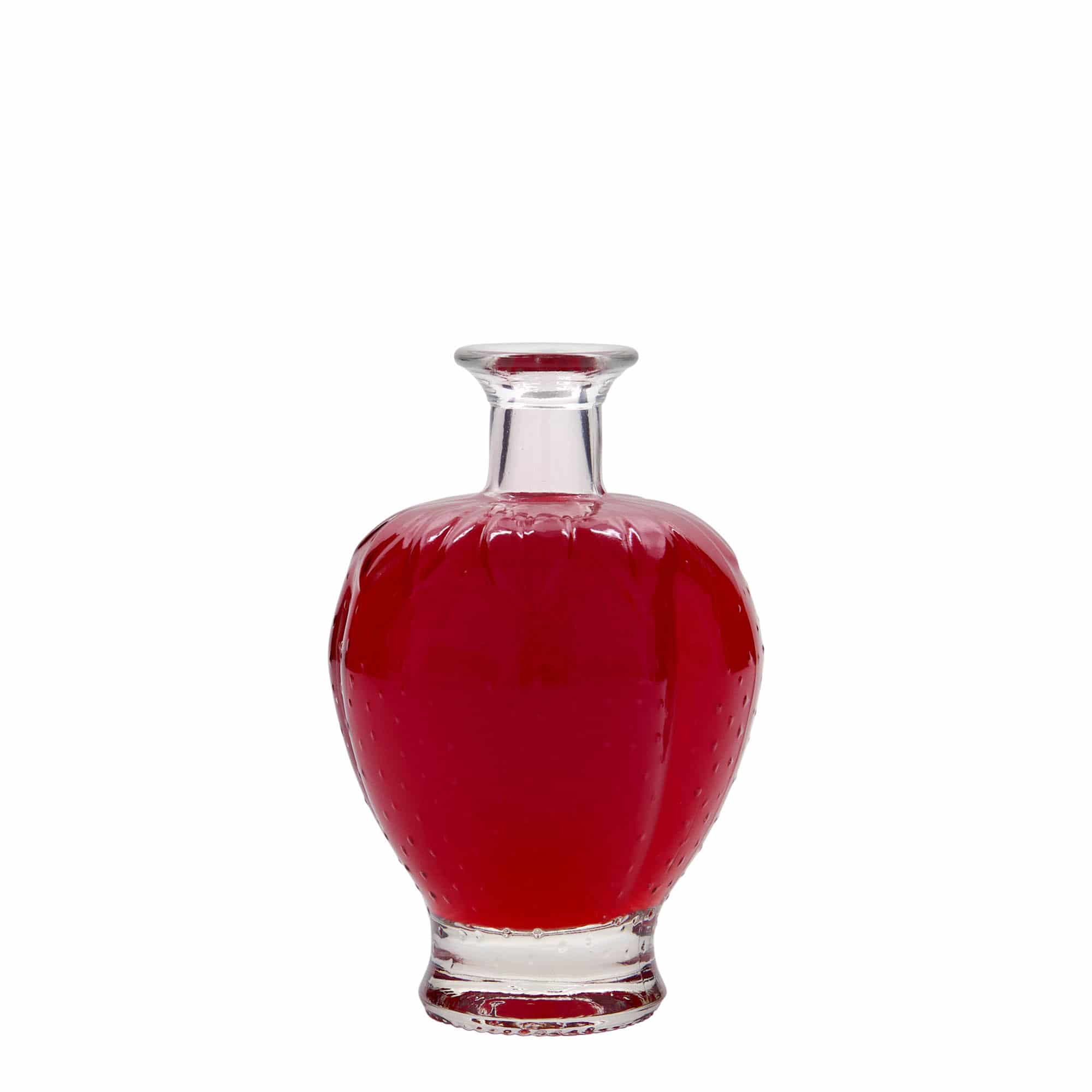 200 ml klaaspudel 'Maasikas', avaus: kork