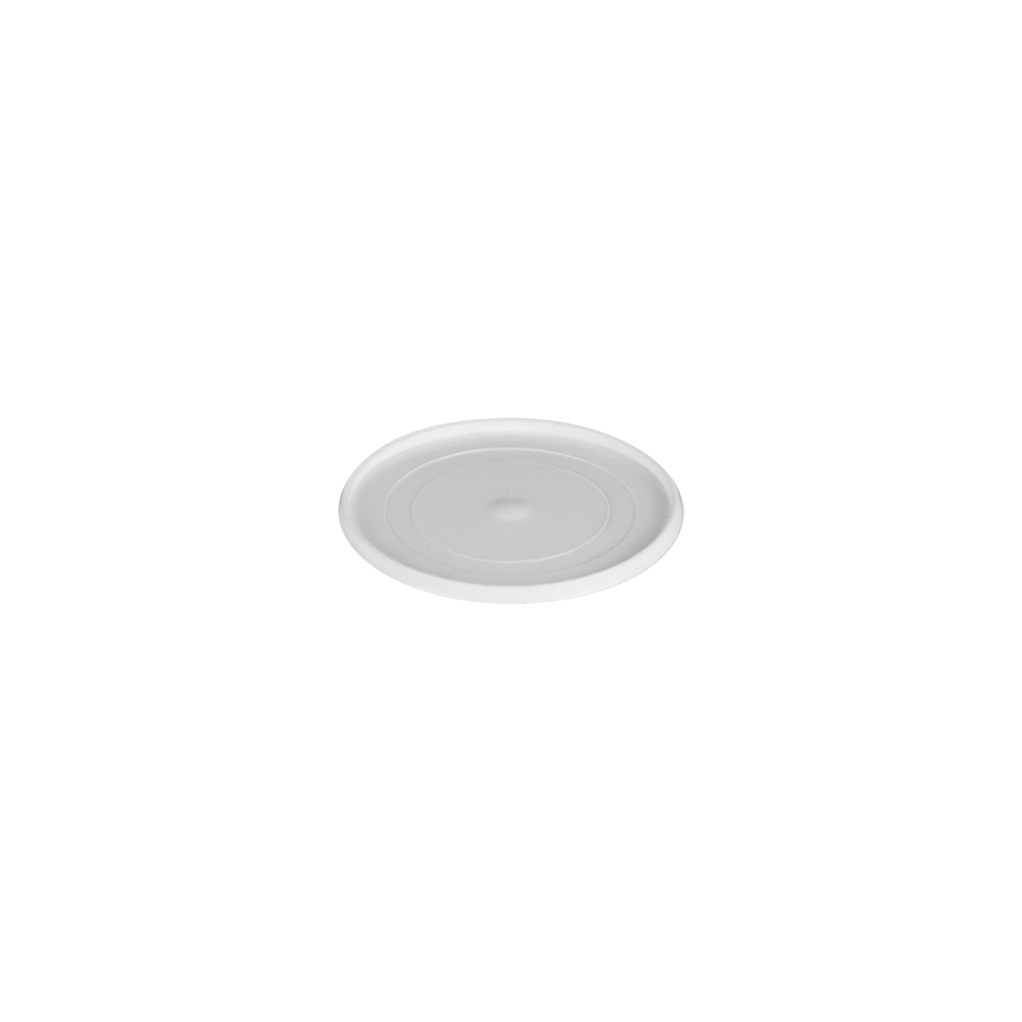 Katteplaat 5 ml 'Bianca' jaoks, PP-plast, valge Katteplaat 5 ml 'Bianca' jaoks, PP-plast, valge