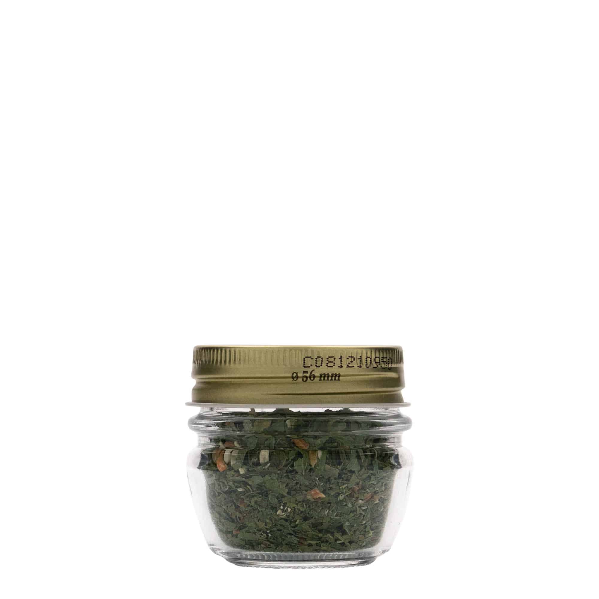 40 ml dekoratiivpurk 'Quattro Stagioni', sulgur: keeratav kaas