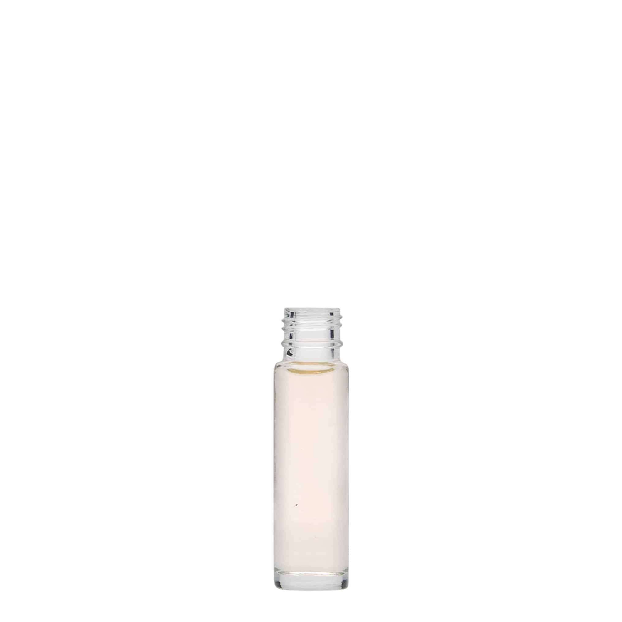 10 ml rullpudel, klaas, suu: kruvikork