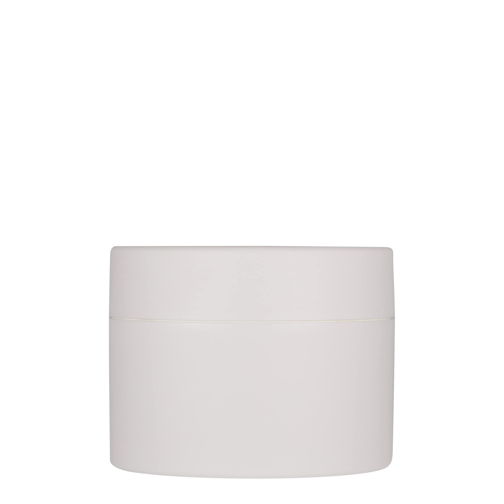 250 ml plasttoos 'Antonella', PP, valge, sulgur: keeratav kaas