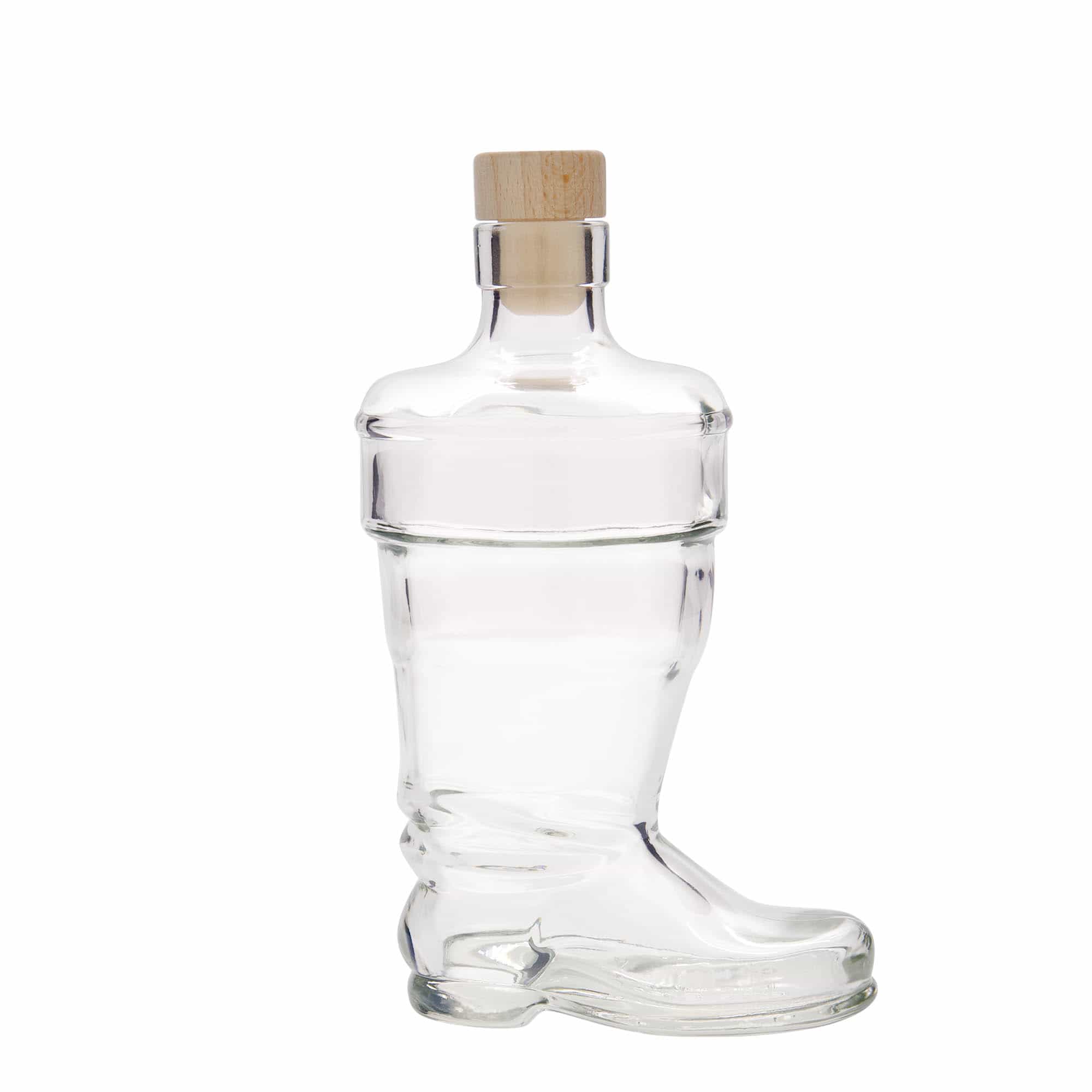 350 ml klaaspudel 'Saabas', sulgur: kork
