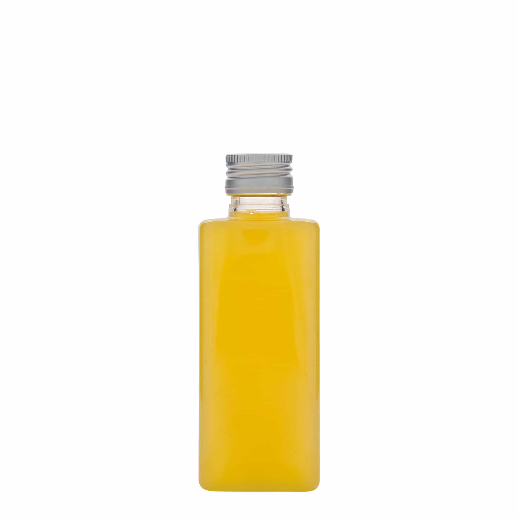 250 ml PET-pudel 'Karl', ruudukujuline, plastik, kael: PP 28