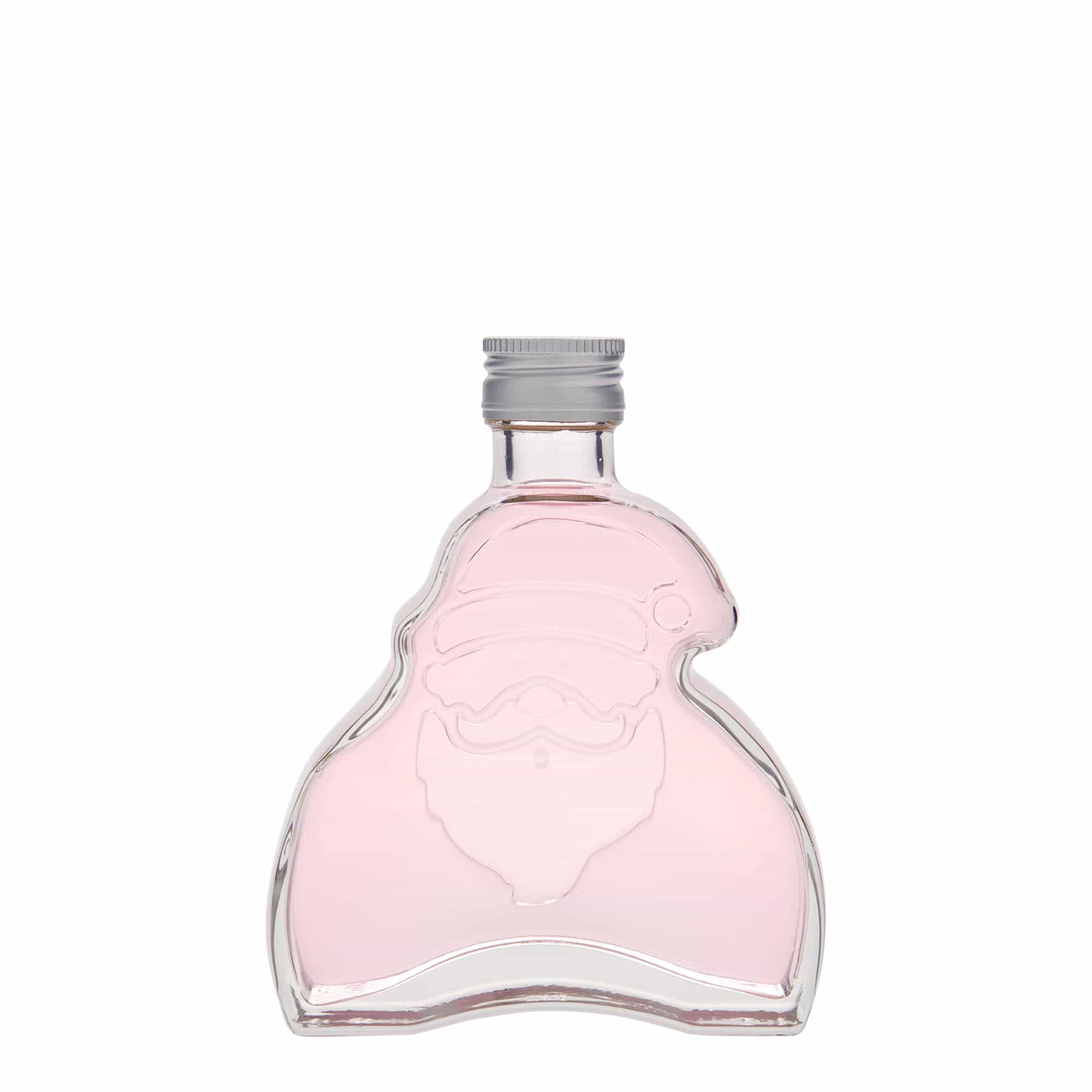 200 ml klaaspudel 'Jõuluvana', sulgur: PP 28