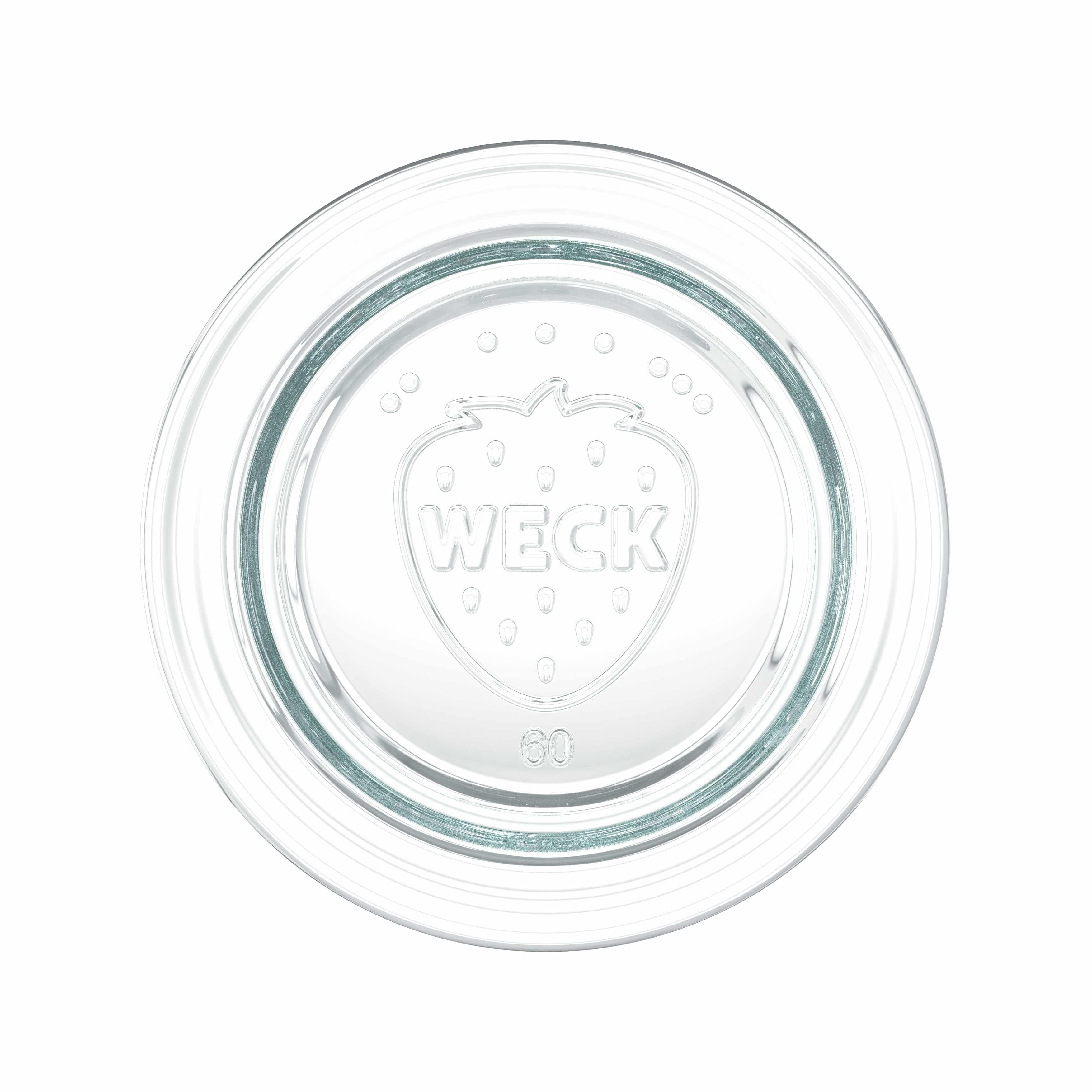 12x 80 ml WECK-klaaspurk klaaskaanega RR 60