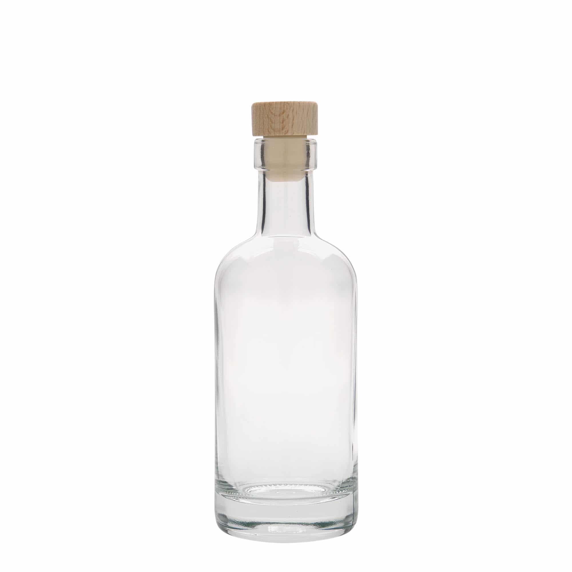 250 ml klaaspudel 'Linea Uno', sulgur: kork