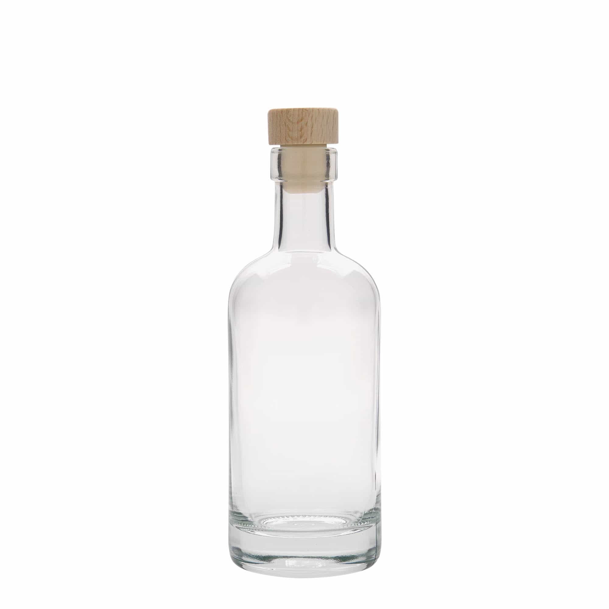 250 ml klaaspudel 'Linea Uno', suu: kork