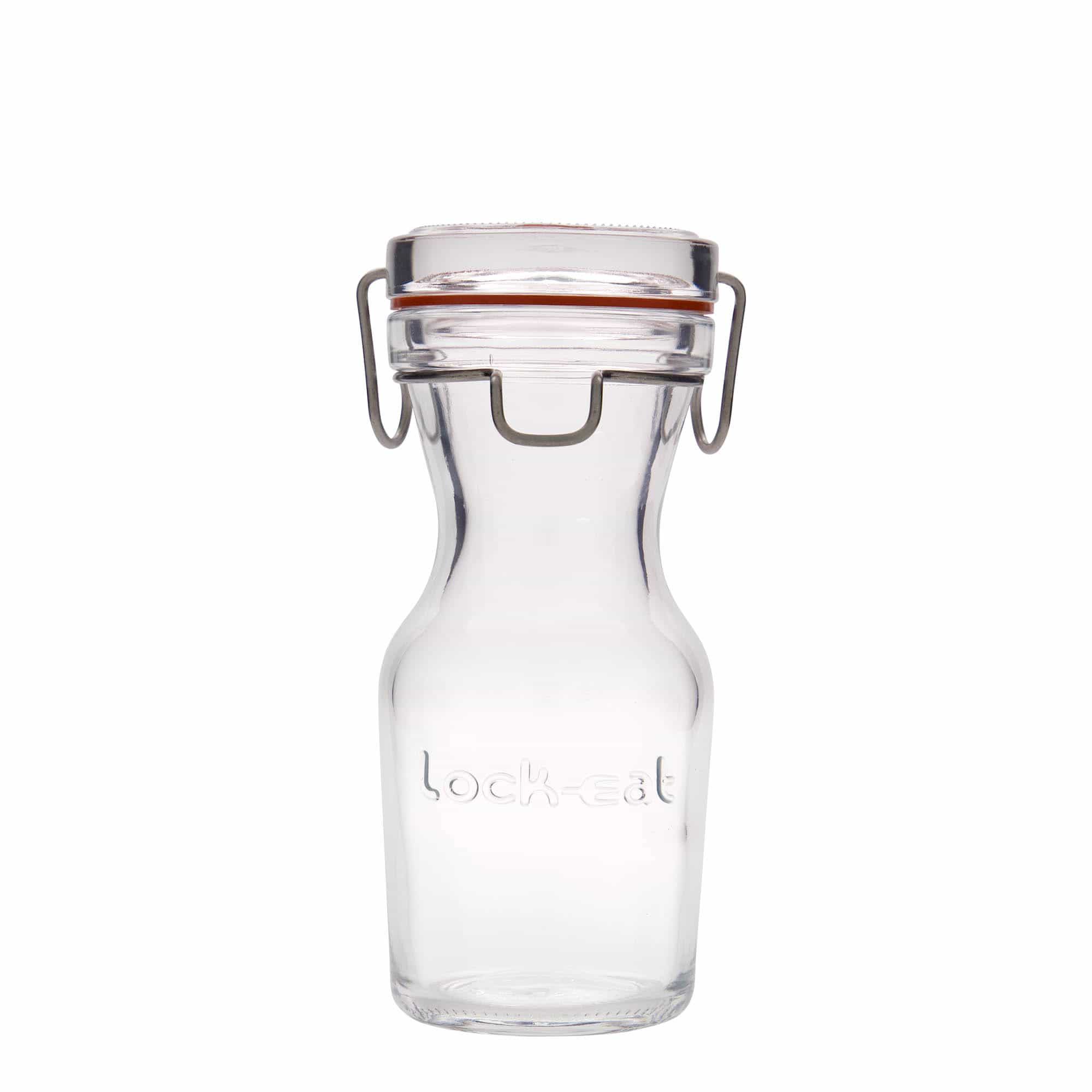 250 ml klaaskarahvin 'Lock-Eat', sulgur: traatkaas