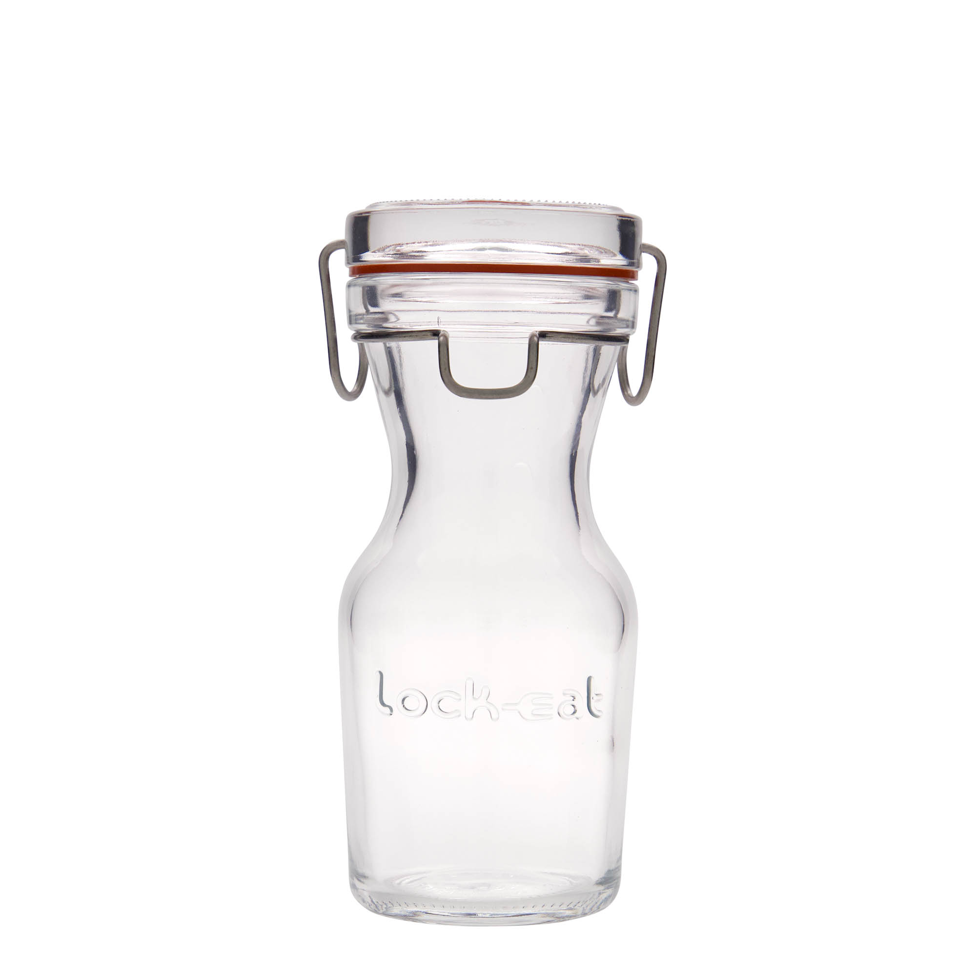 250 ml klaaskaraaf 'Lock-Eat', ava: traatsulgur 250 ml klaaskaraaf 'Lock-Eat', ava: traatsulgur