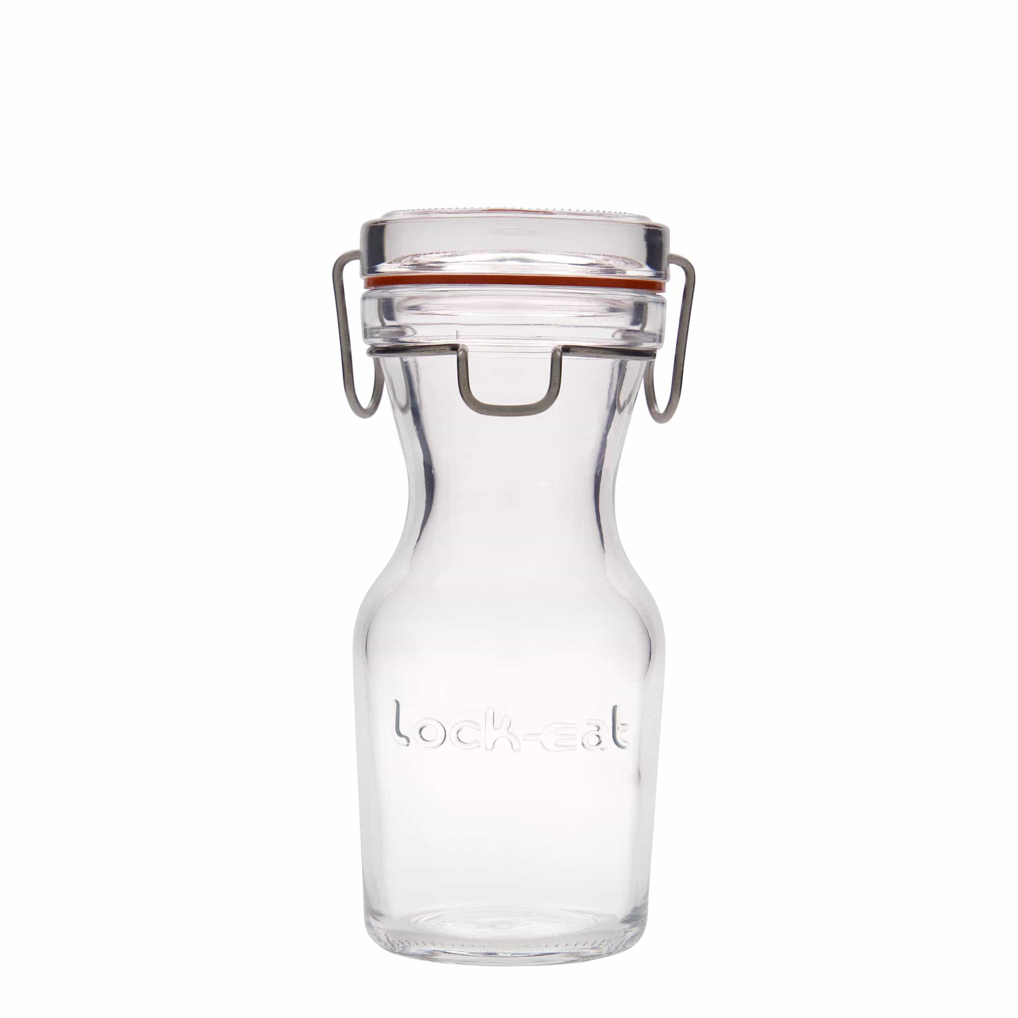 250 ml klaaskaraaf „Lock-Eat“, avale: traatsulgur