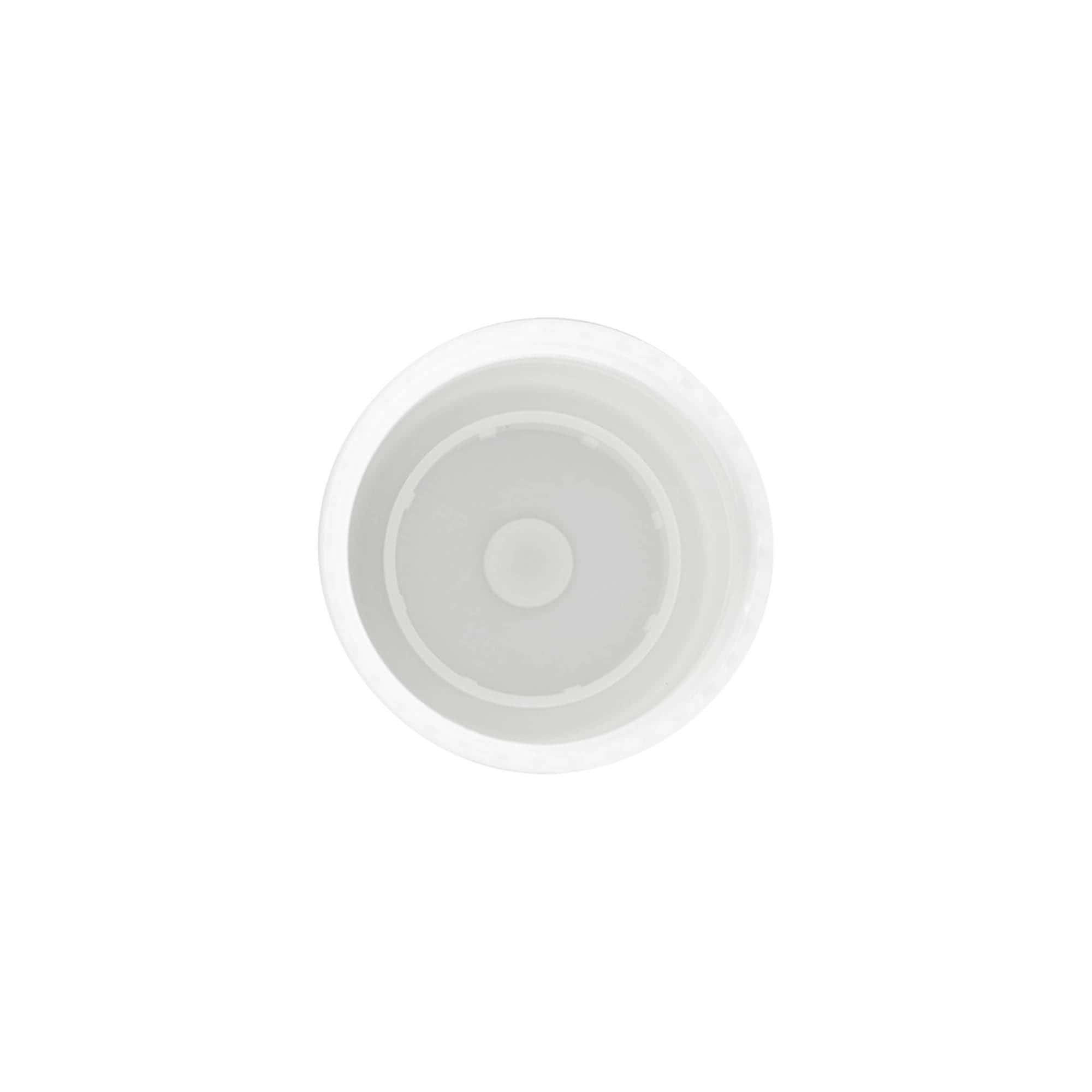Korgid 50 ml rullpudelitele, PP-plast, valge, sobib avale: kruvikork